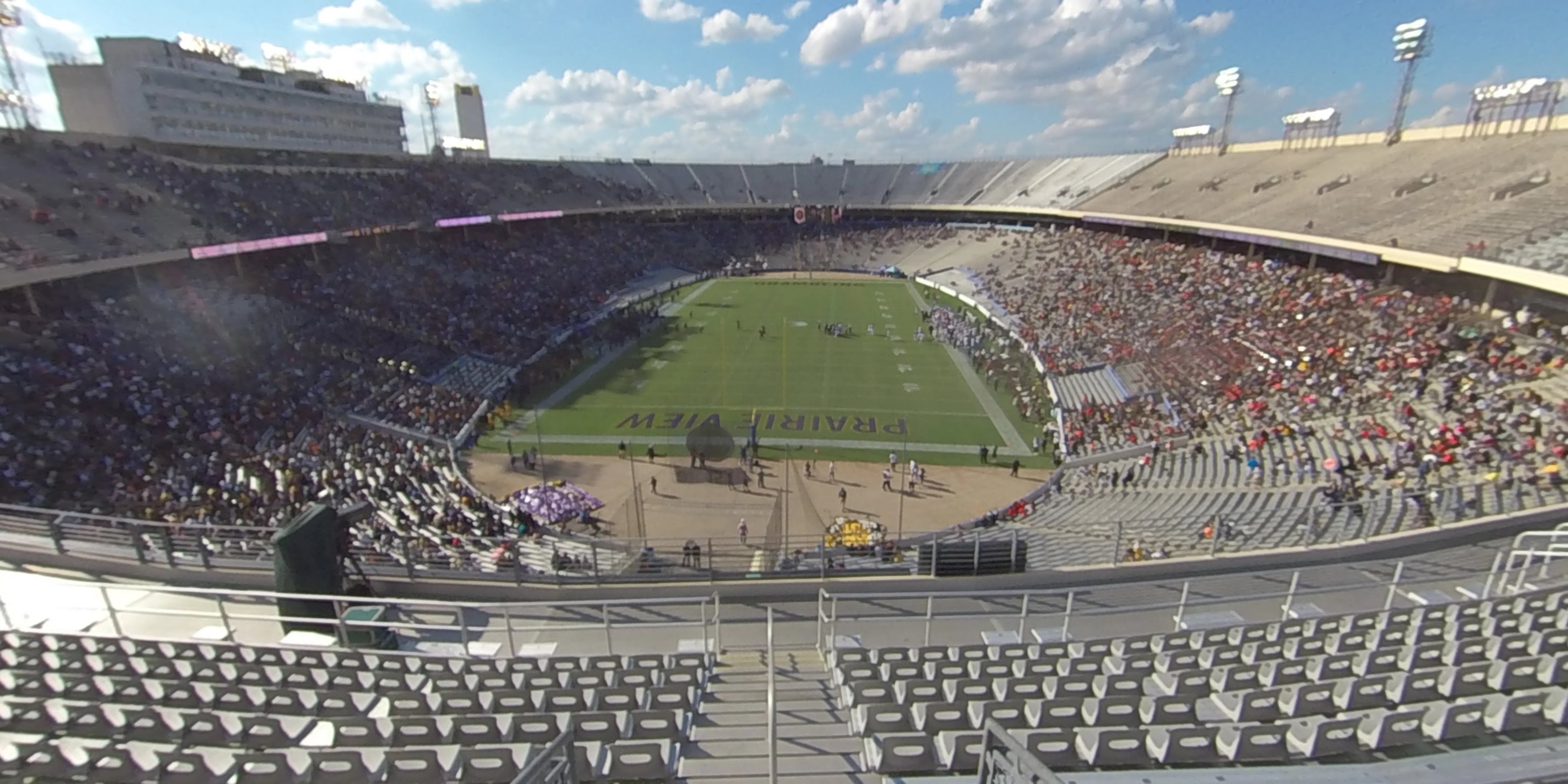 section 138 panoramic seat view  - cotton bowl
