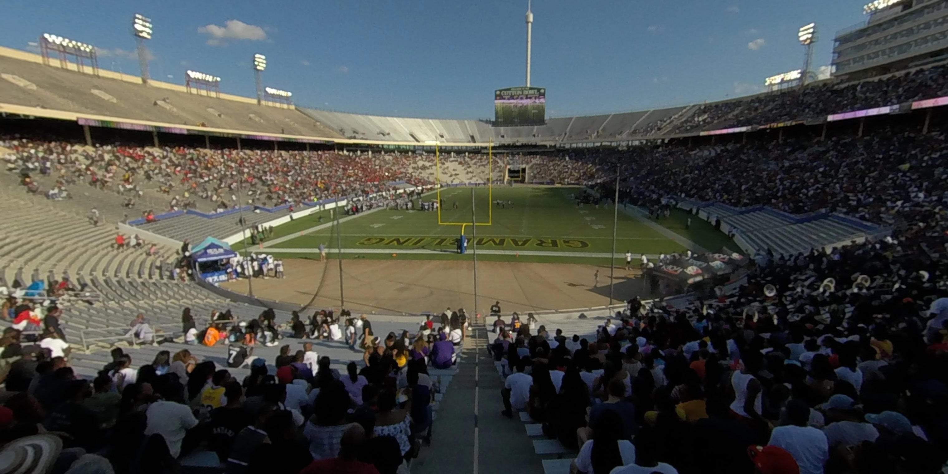 section 14 panoramic seat view  - cotton bowl