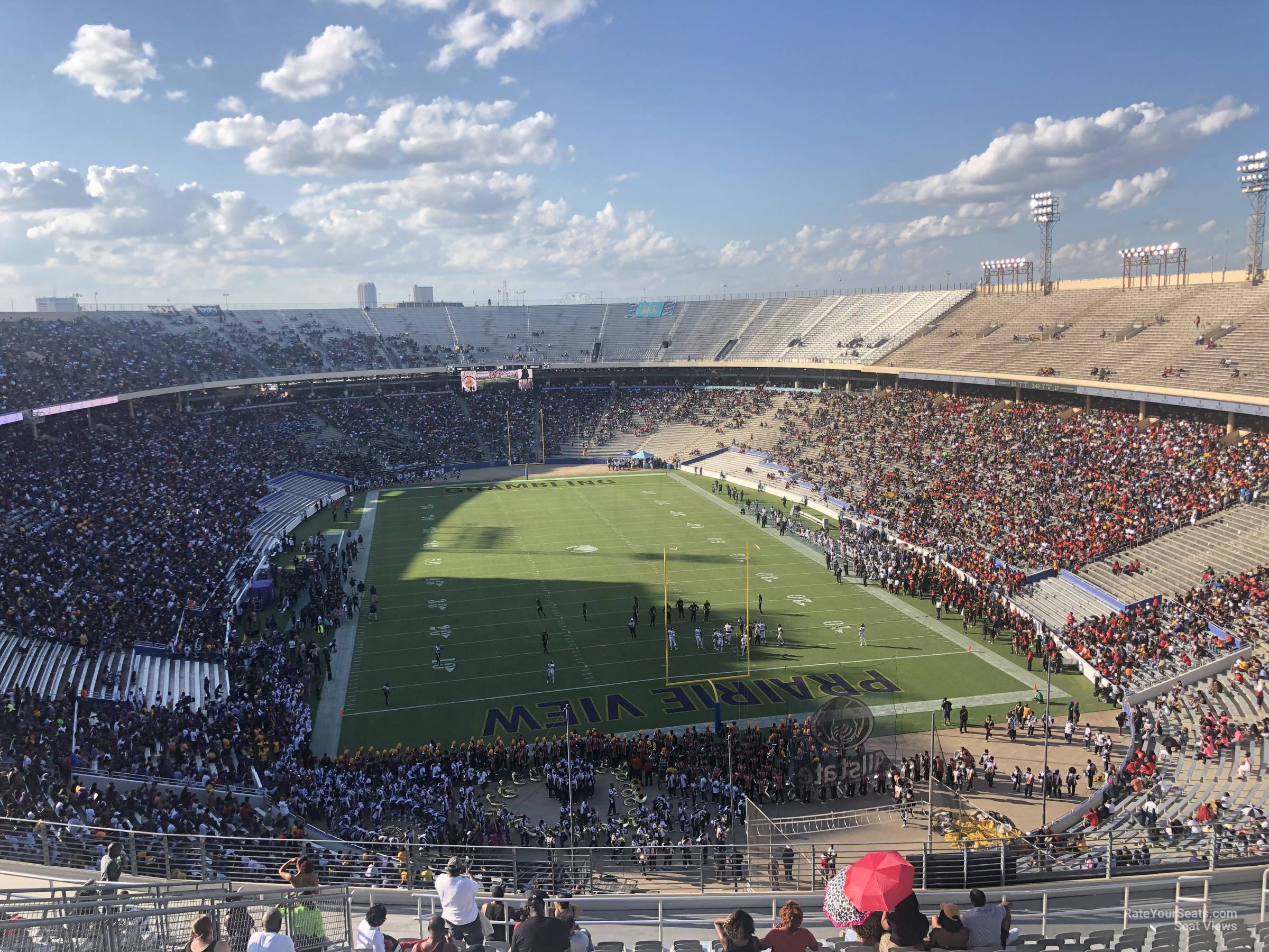 section 140, row 22 seat view  - cotton bowl