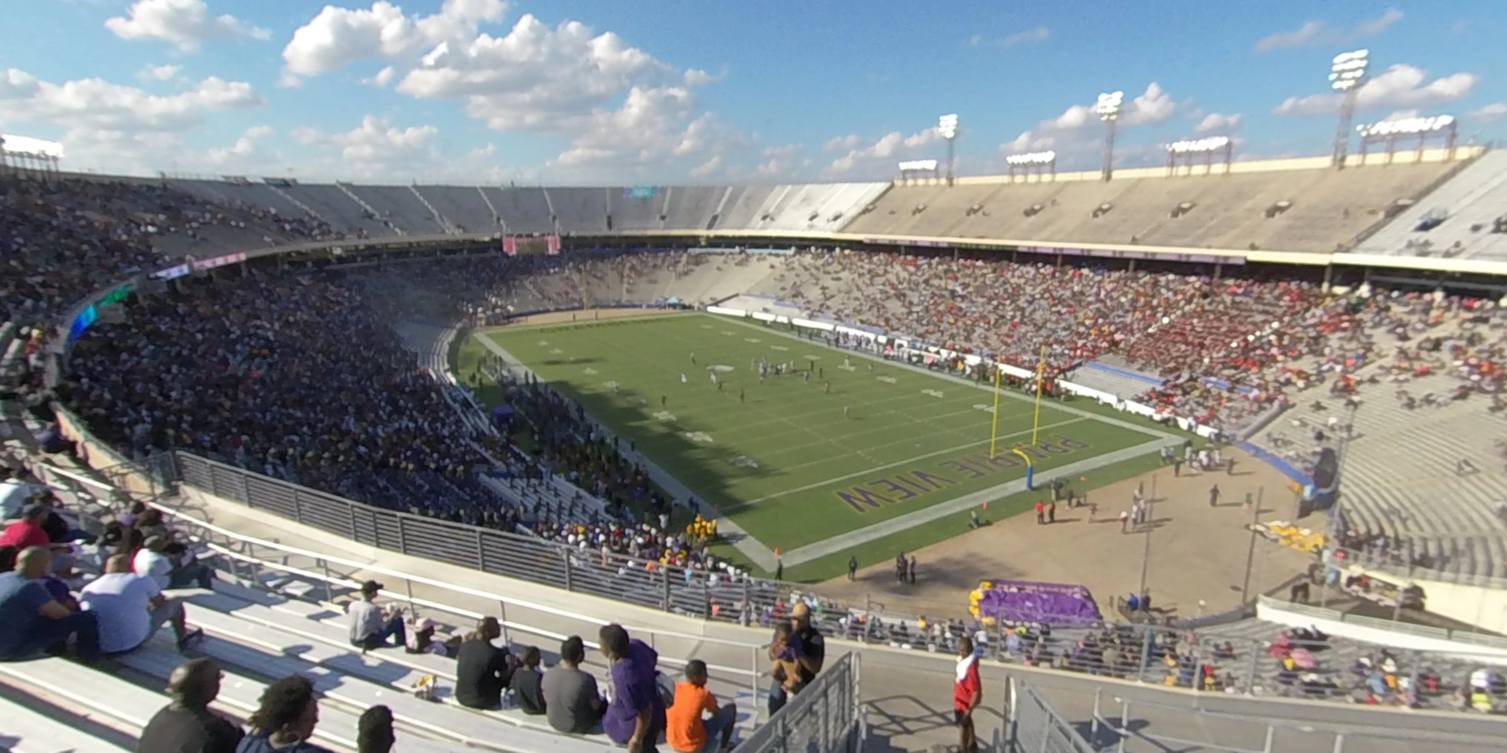 section 142 panoramic seat view  - cotton bowl
