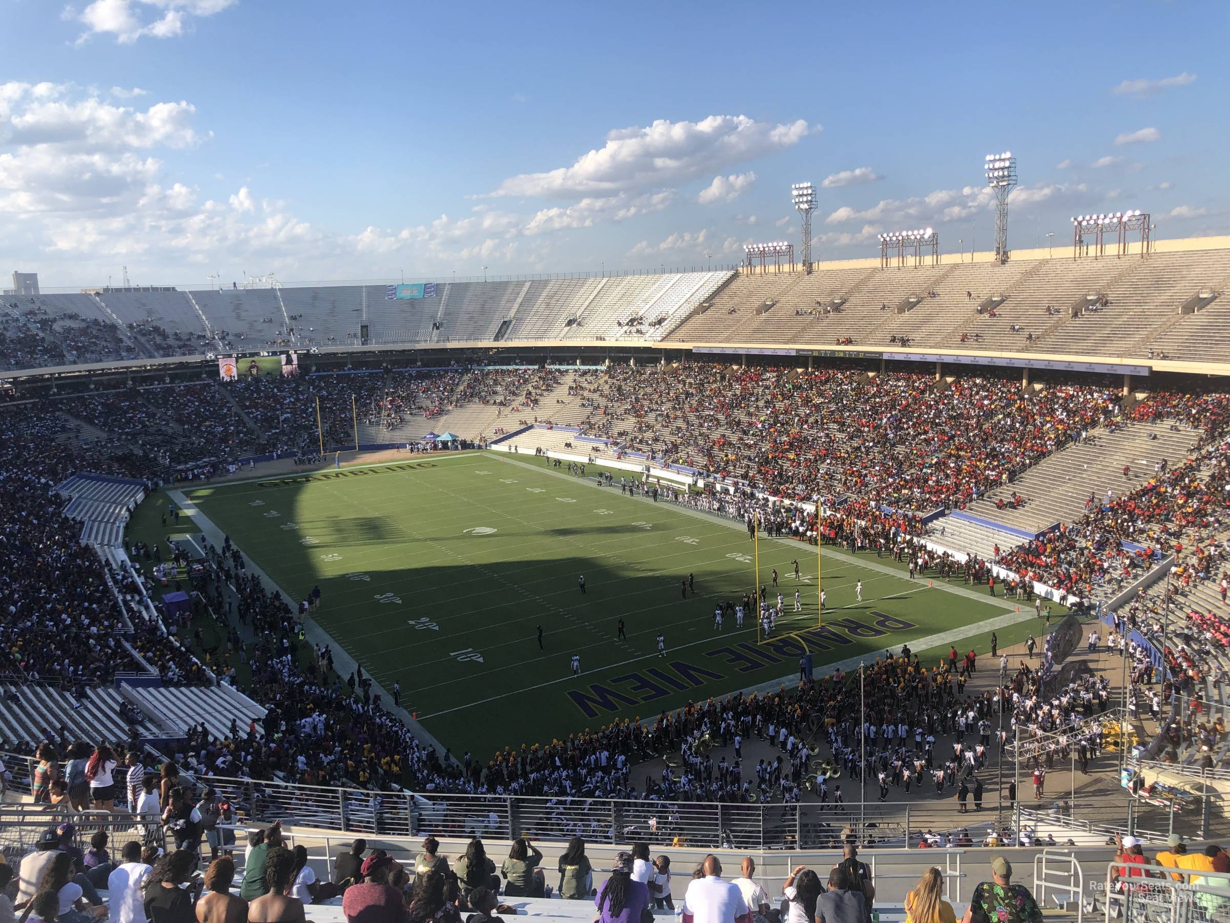 section 142, row 22 seat view  - cotton bowl stadium