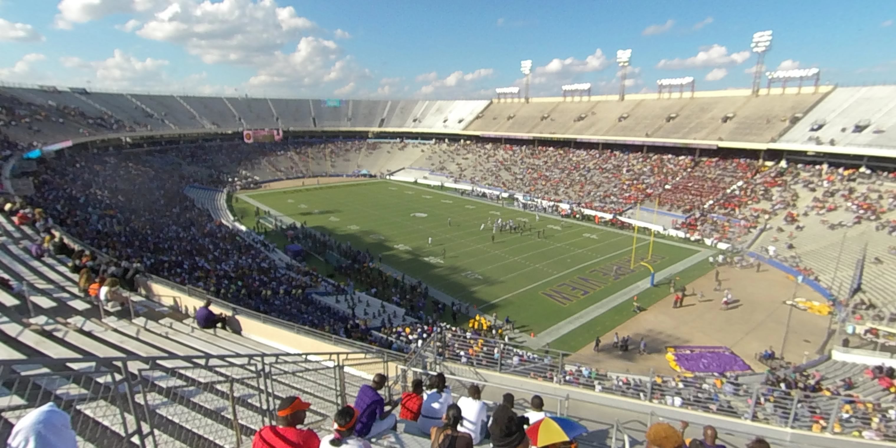 section 143 panoramic seat view  - cotton bowl