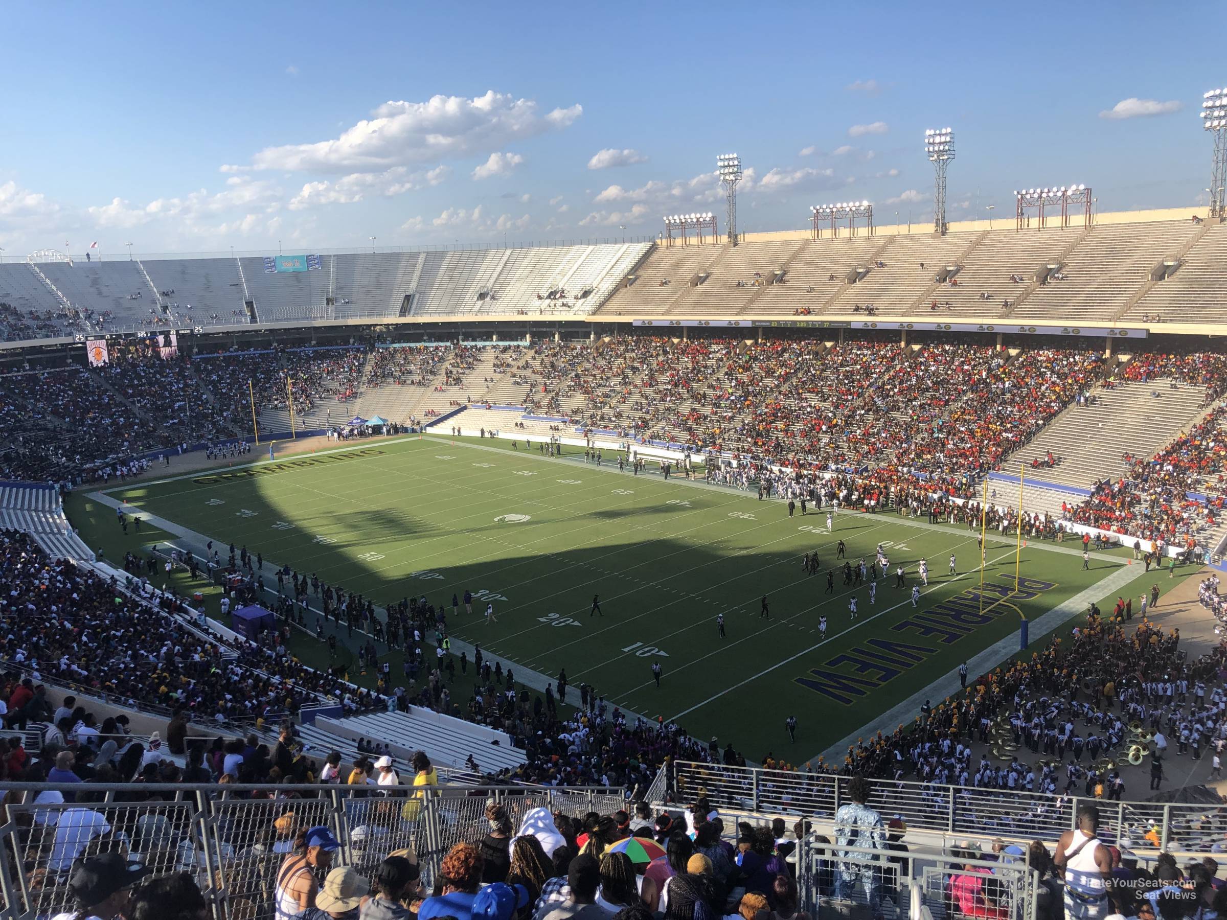 section 144, row 22 seat view  - cotton bowl stadium