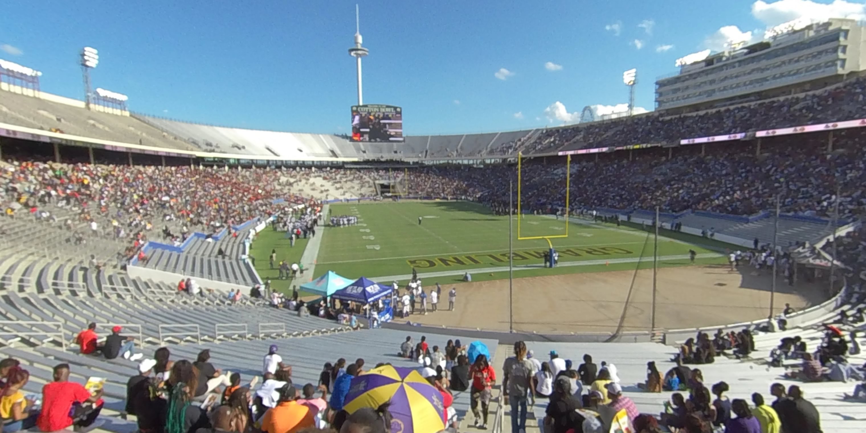 section 16 panoramic seat view  - cotton bowl