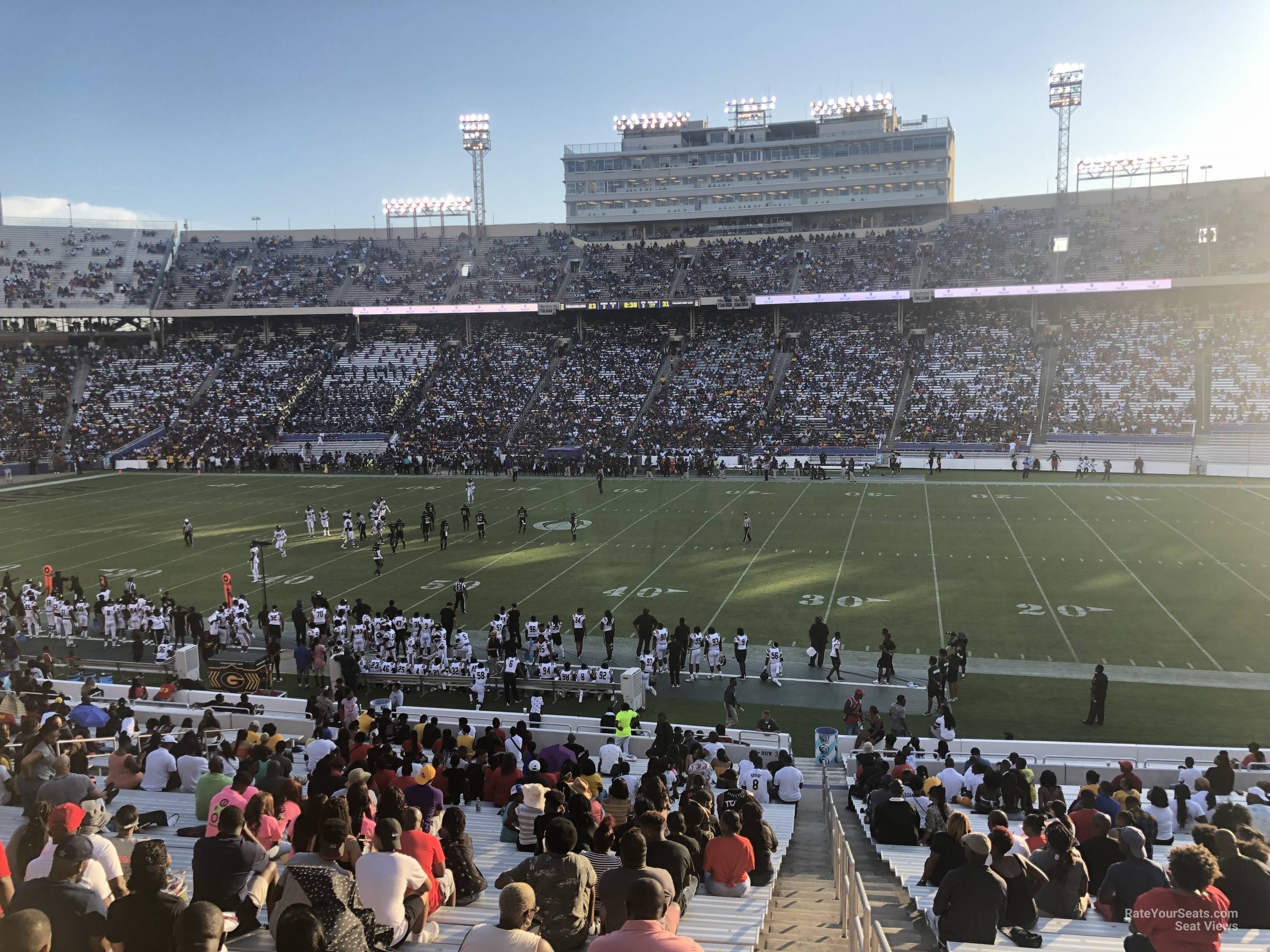 section 23, row 40 seat view  - cotton bowl