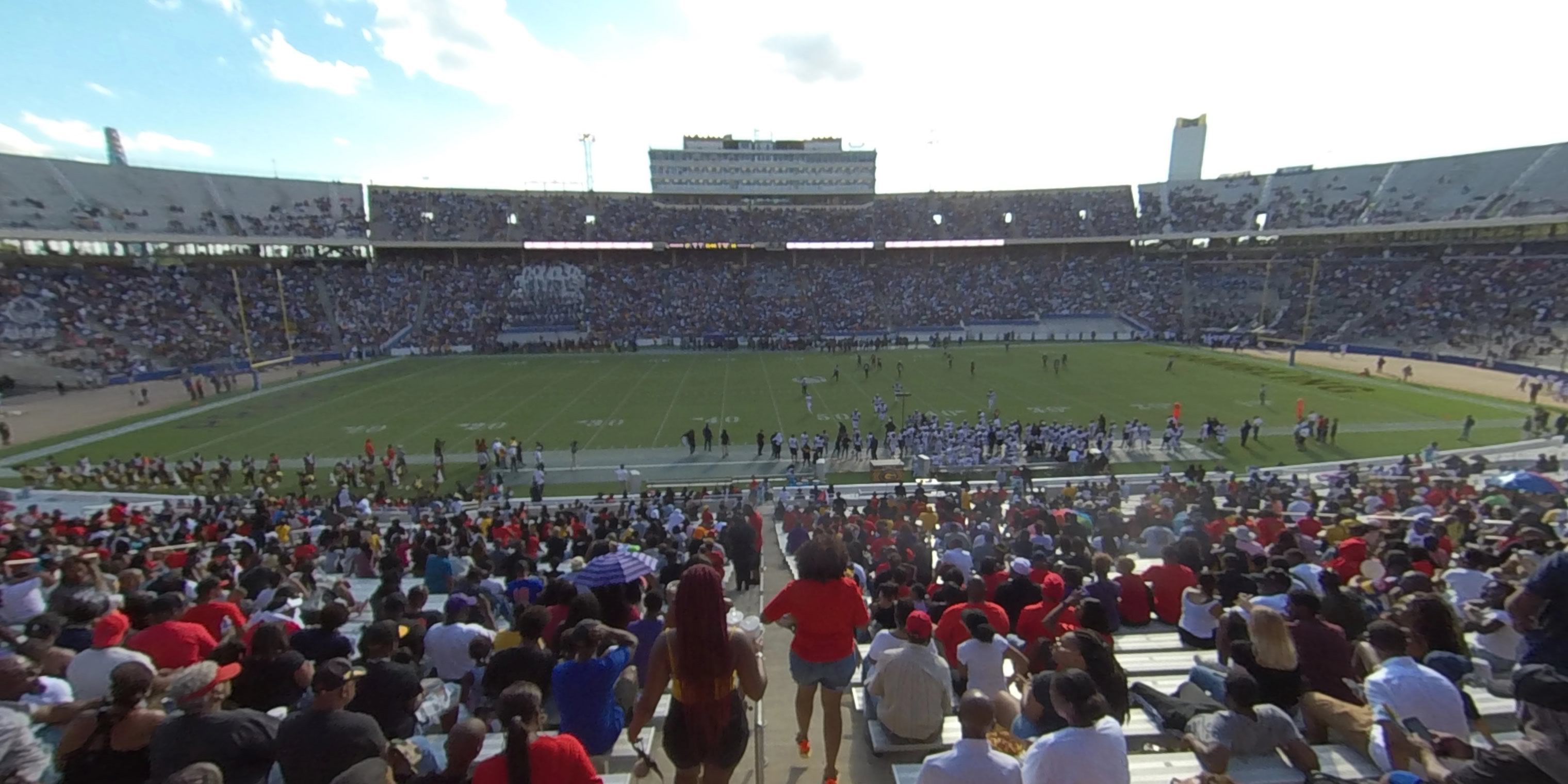 section 24 panoramic seat view  - cotton bowl