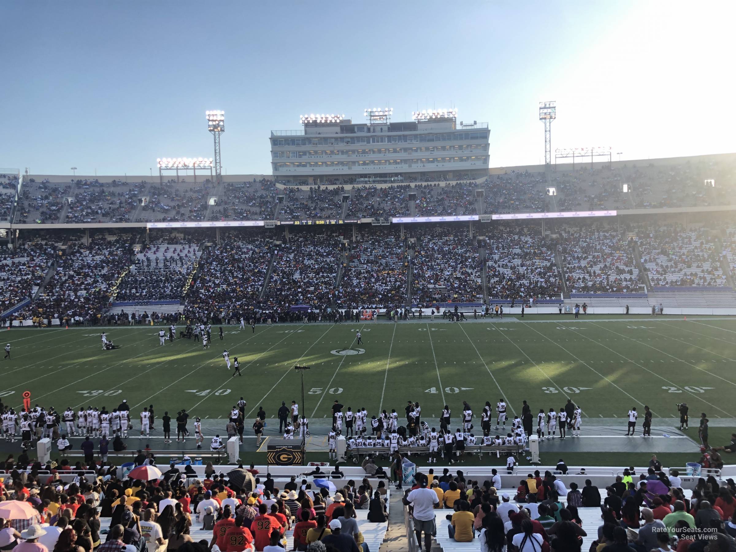 section 24, row 40 seat view  - cotton bowl