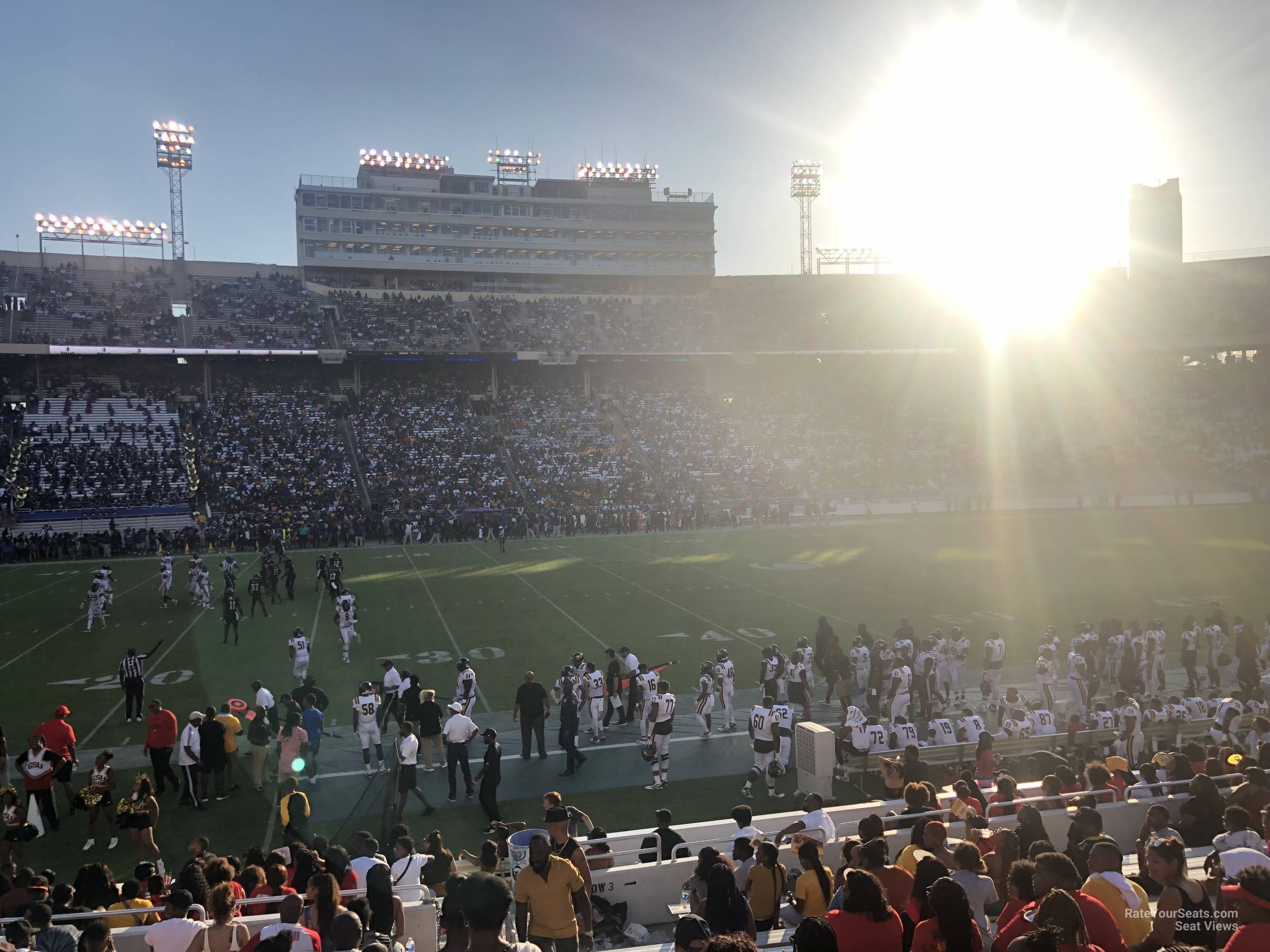 section 26, row 20 seat view  - cotton bowl