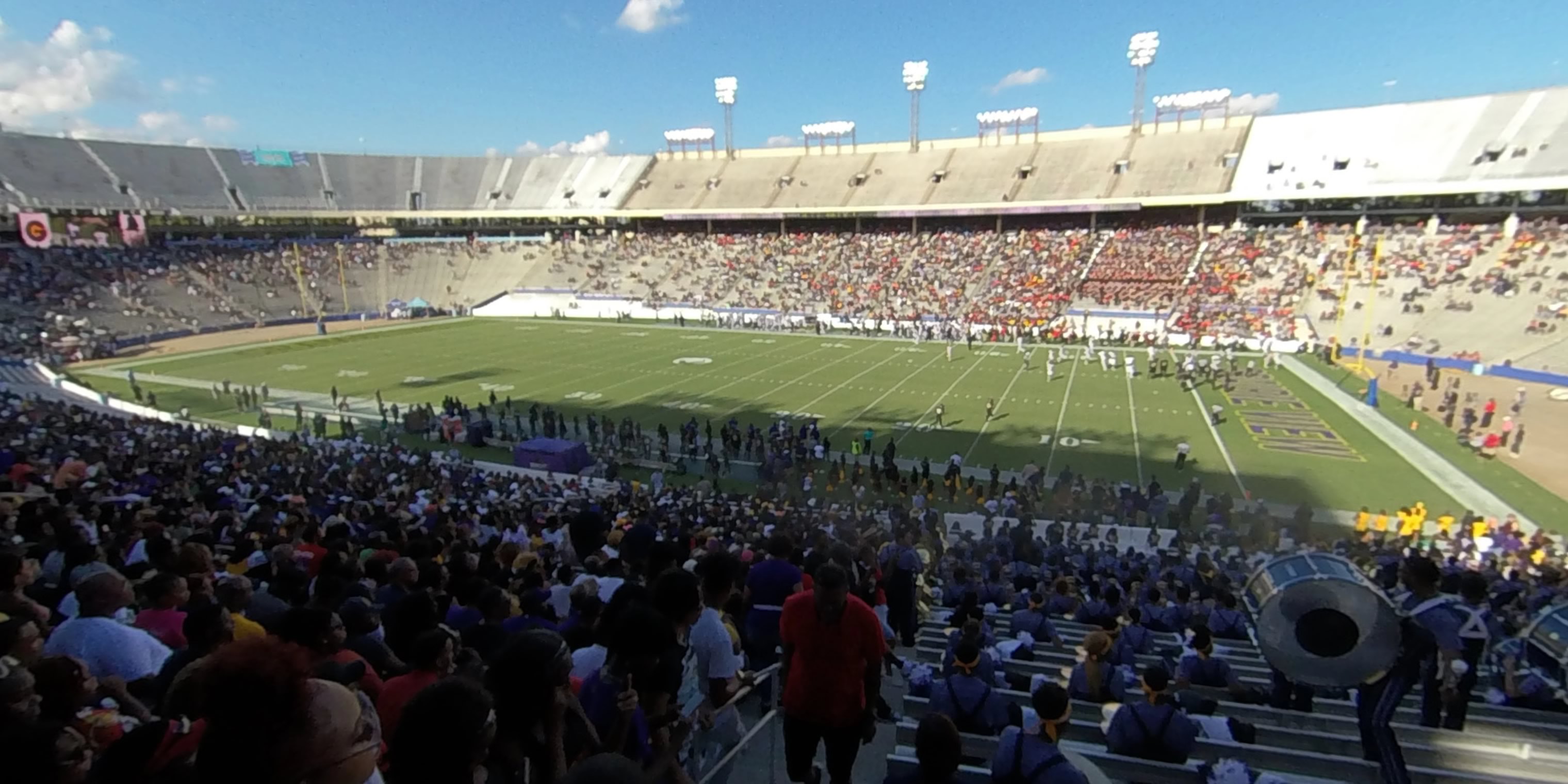 section 3 panoramic seat view  - cotton bowl