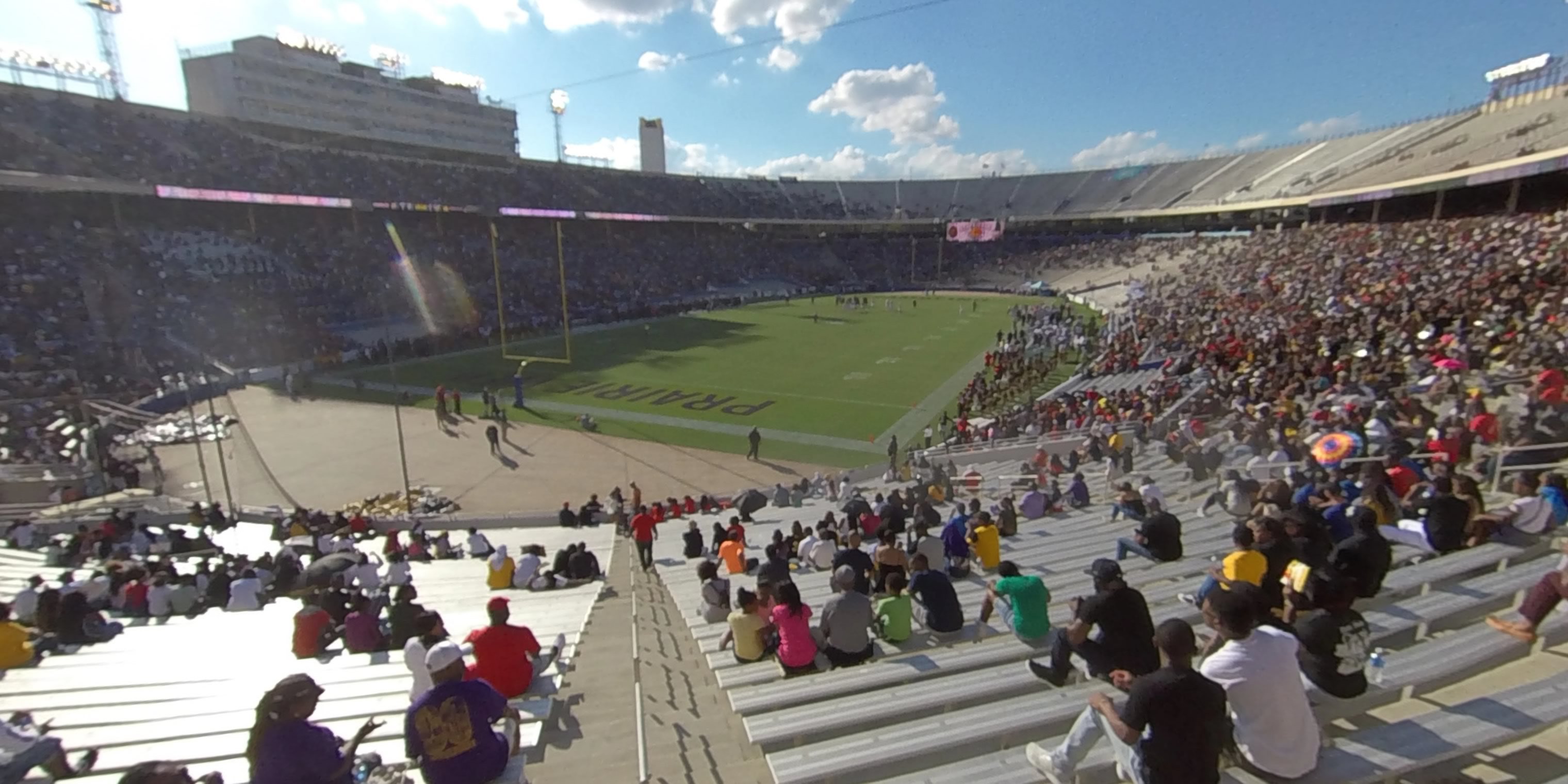 section 30 panoramic seat view  - cotton bowl