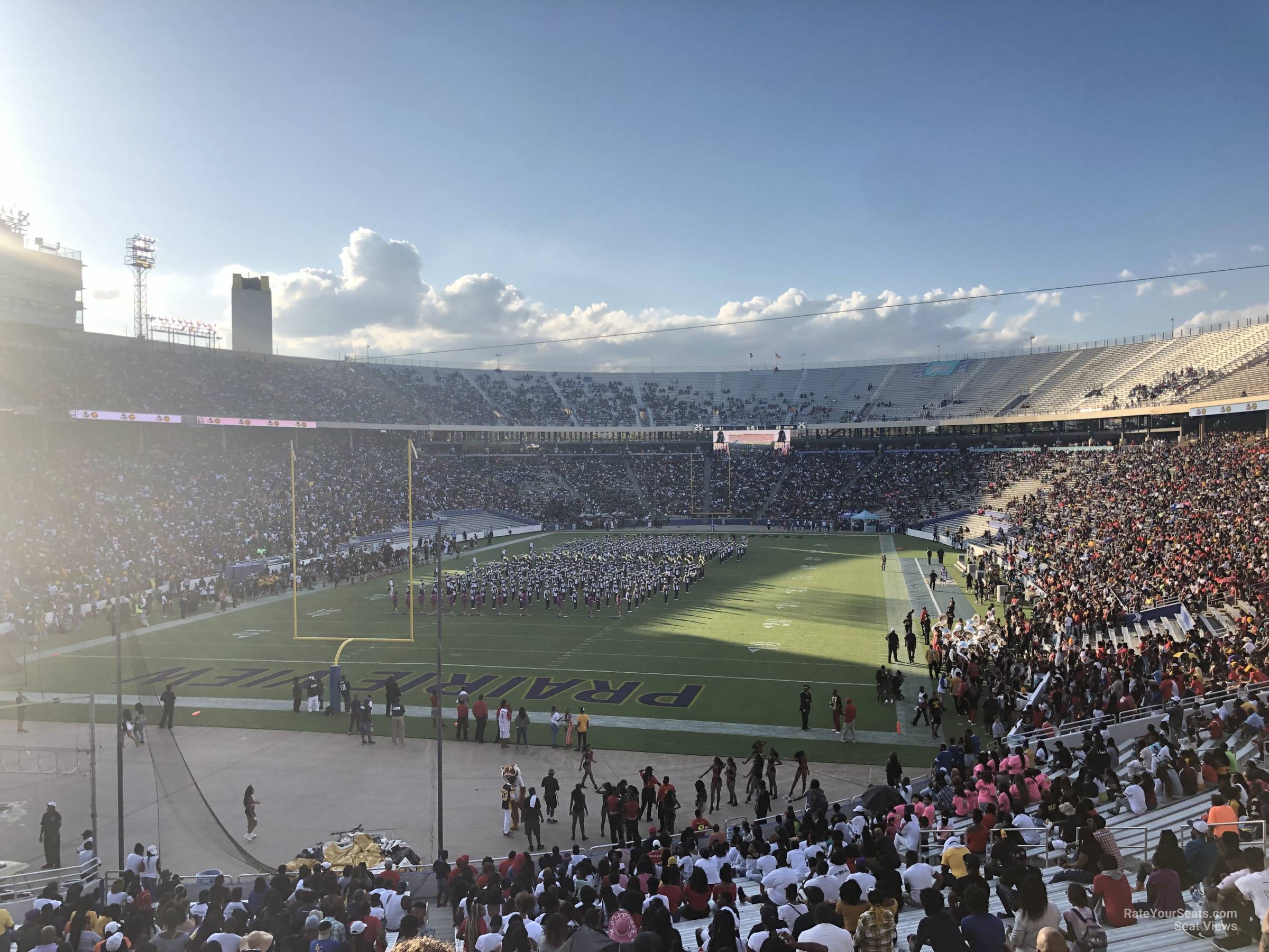 section 31, row 40 seat view  - cotton bowl