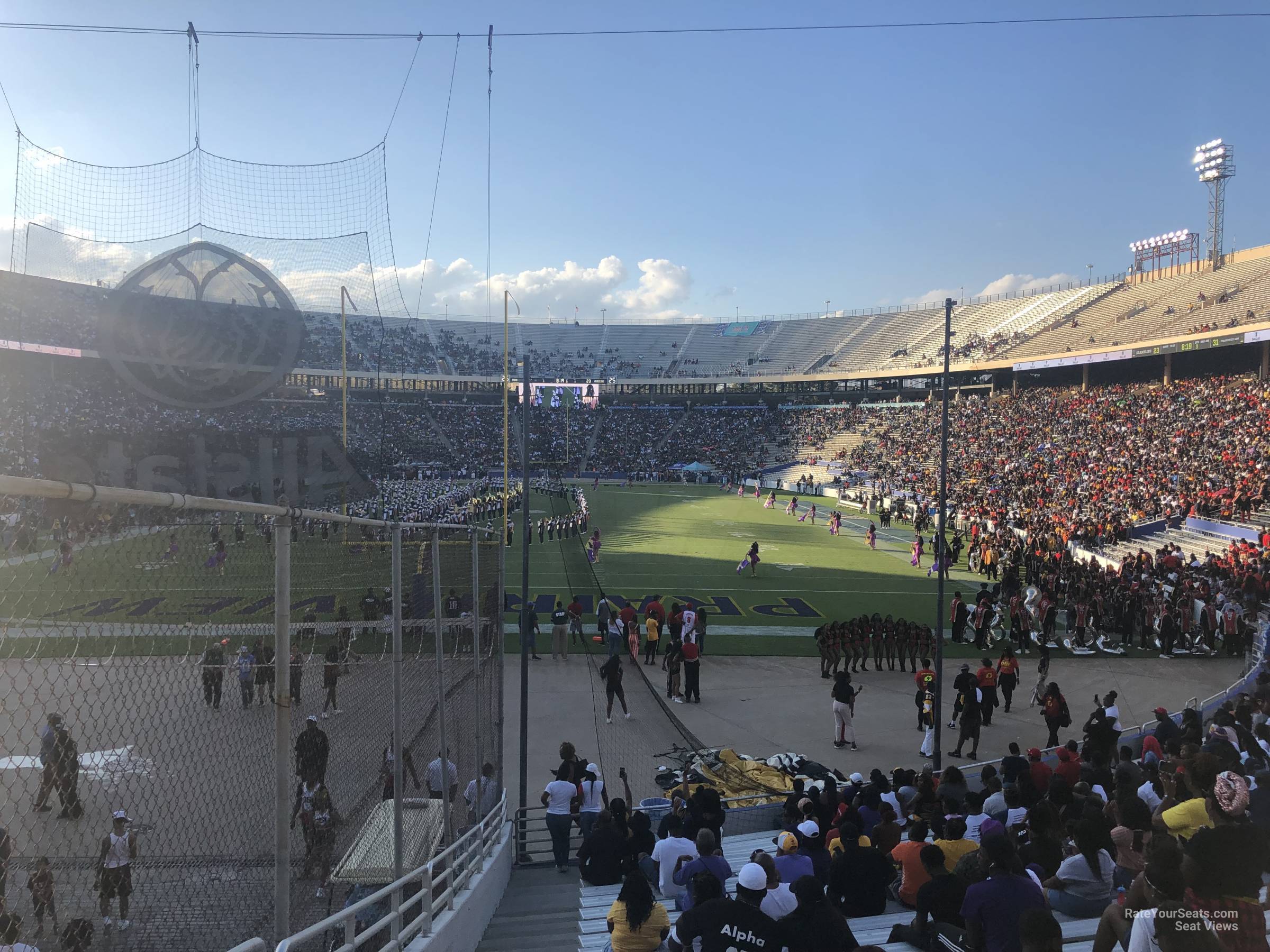 section 32, row 25 seat view  - cotton bowl