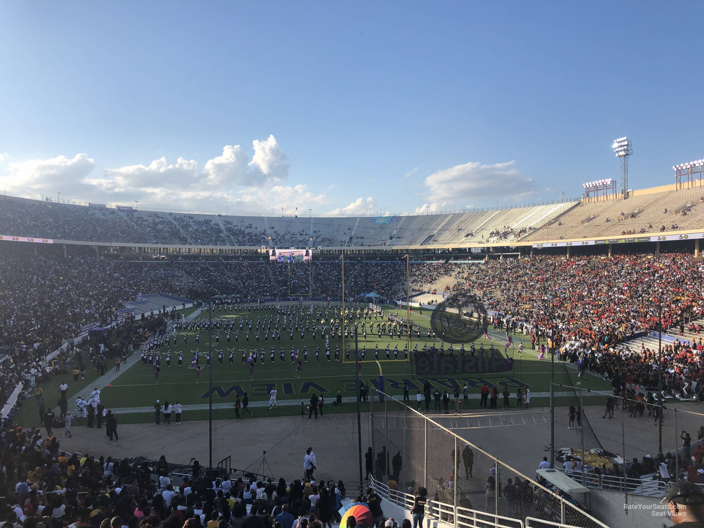 section 34, row 40 seat view  - cotton bowl
