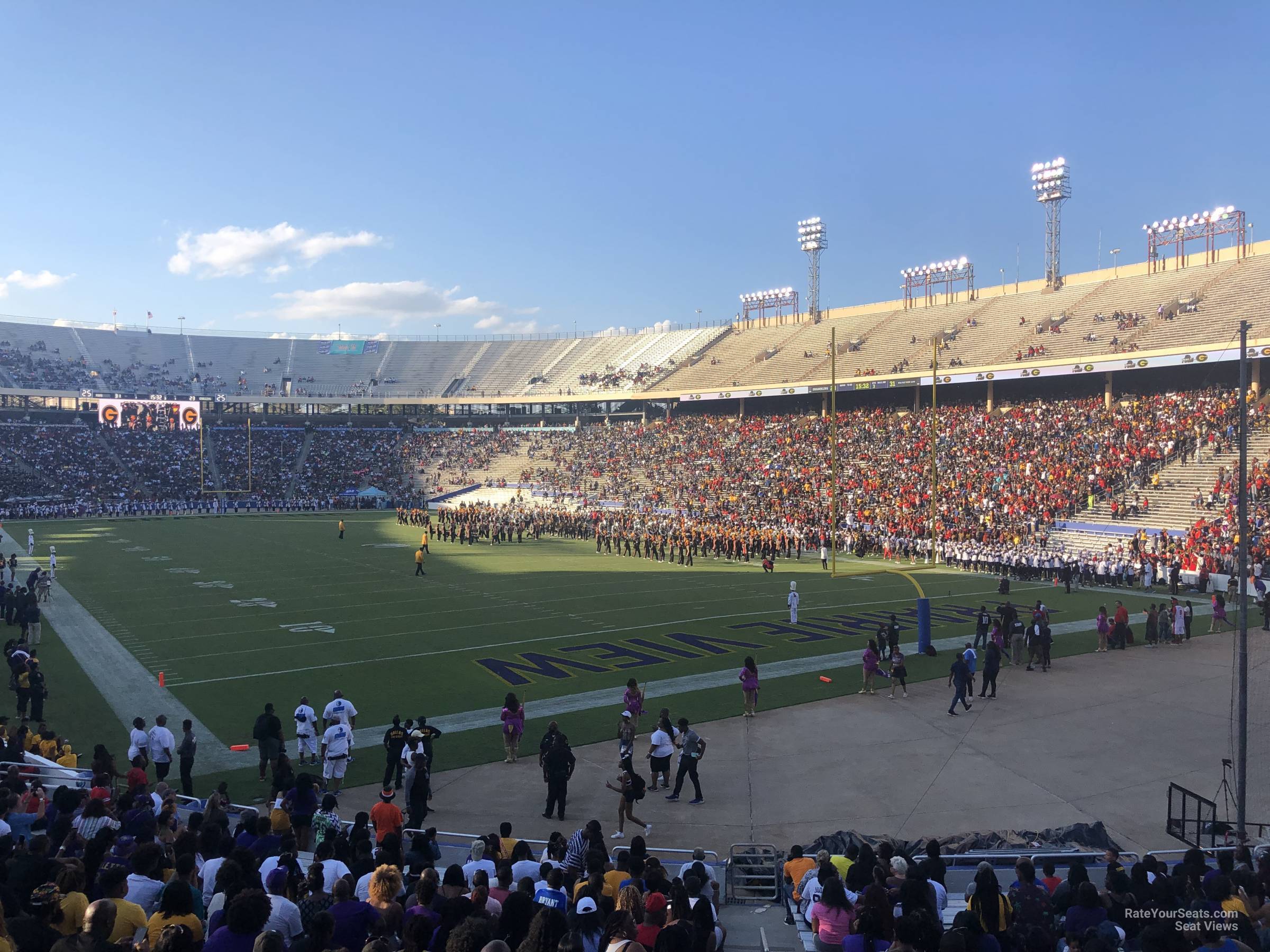 section 36, row 25 seat view  - cotton bowl