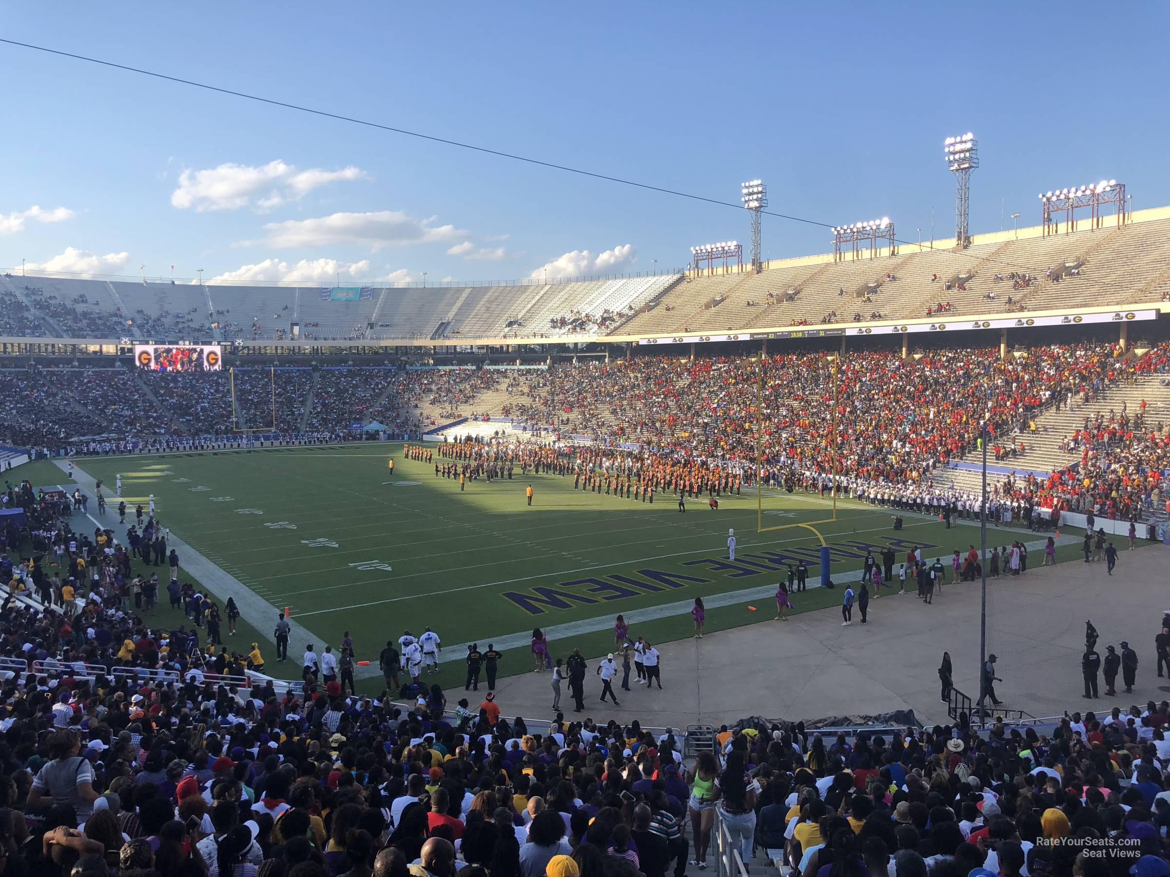 section 36, row 40 seat view  - cotton bowl