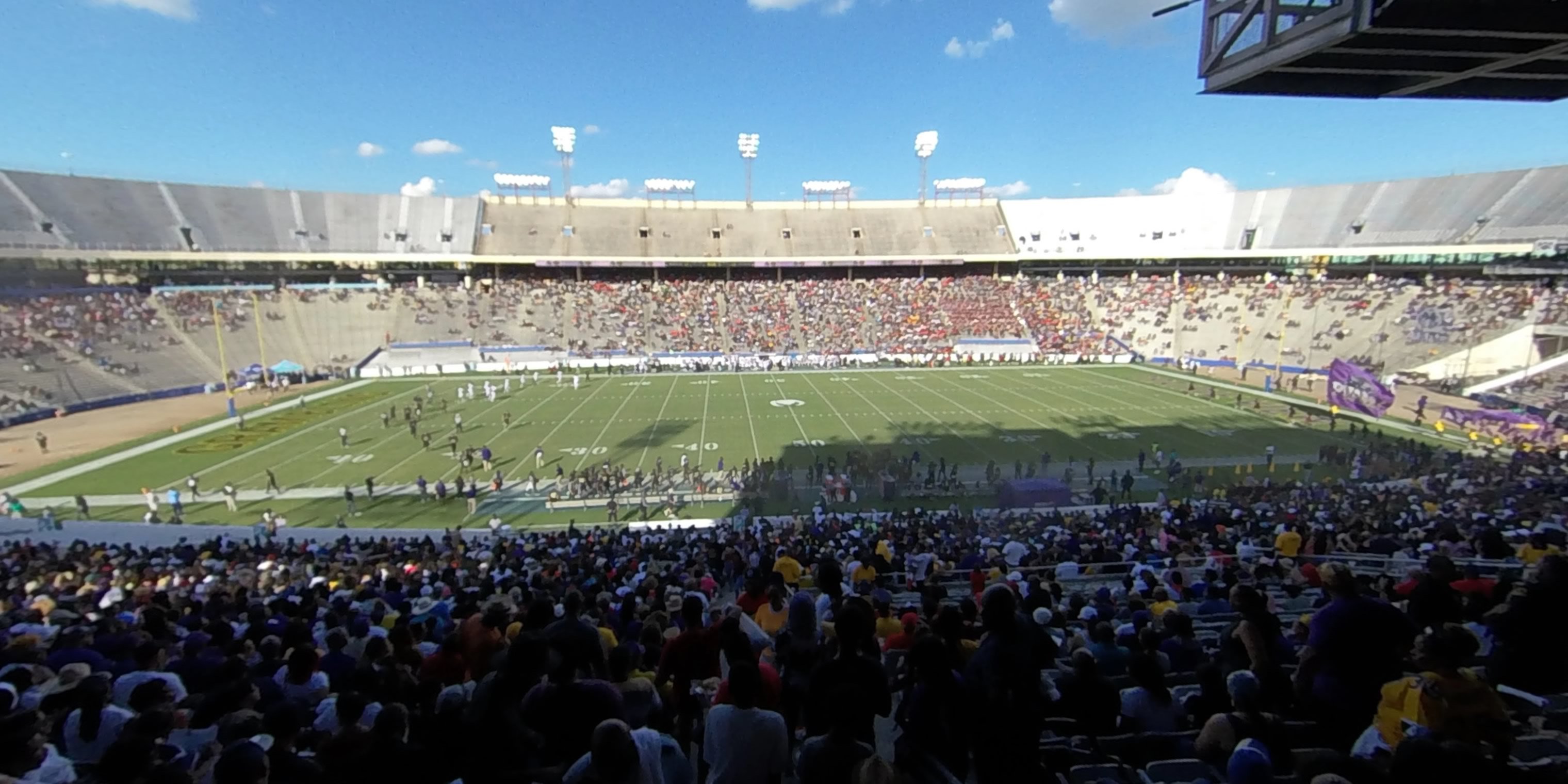 section 6 panoramic seat view  - cotton bowl