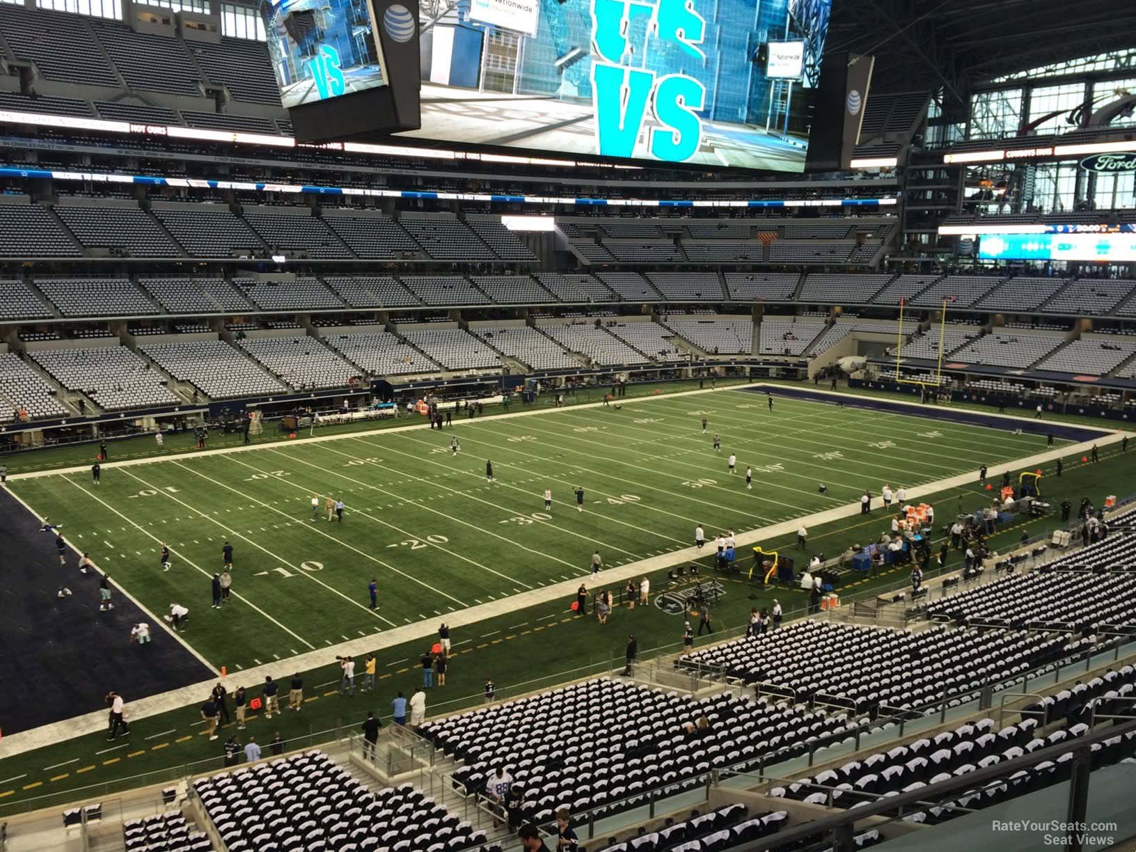 at t stadium section 316 dallas cowboys rateyourseats com cowboys seating chart