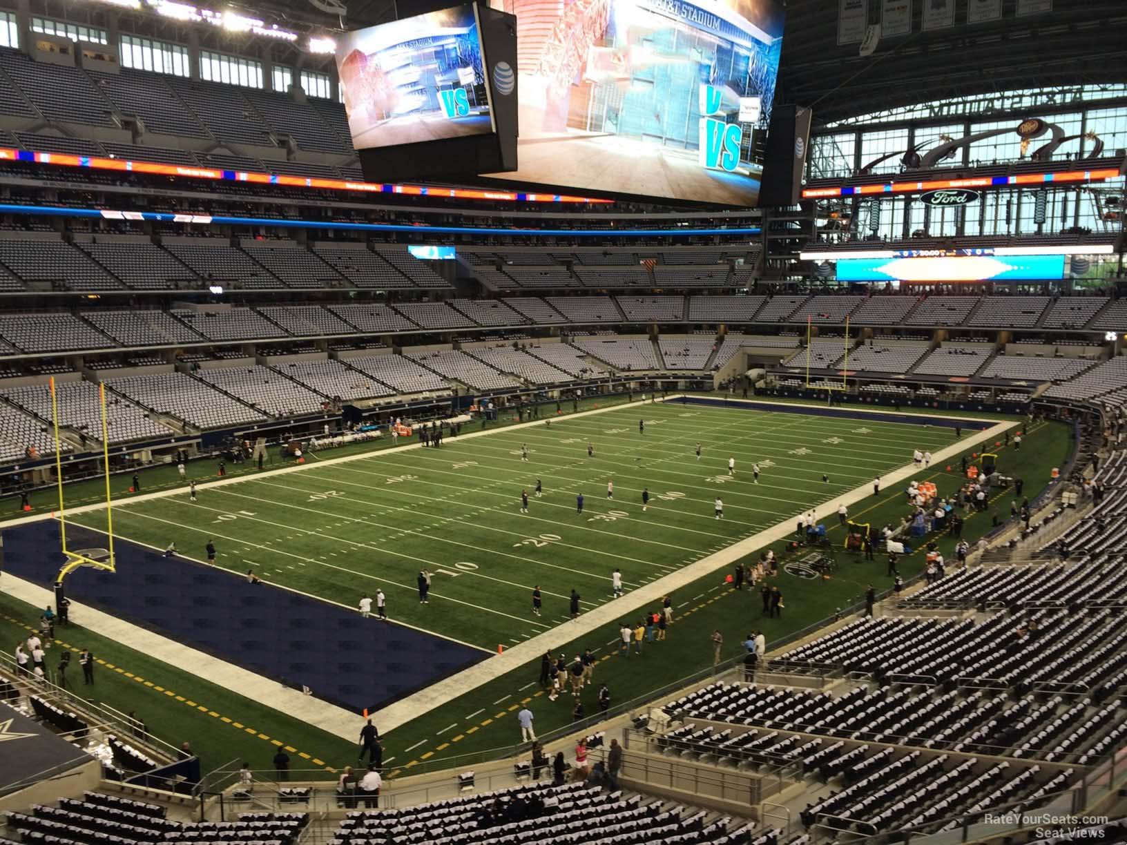 Dallas Cowboys Seat View Section 318 At At&T Stadium - Rateyourseats.com