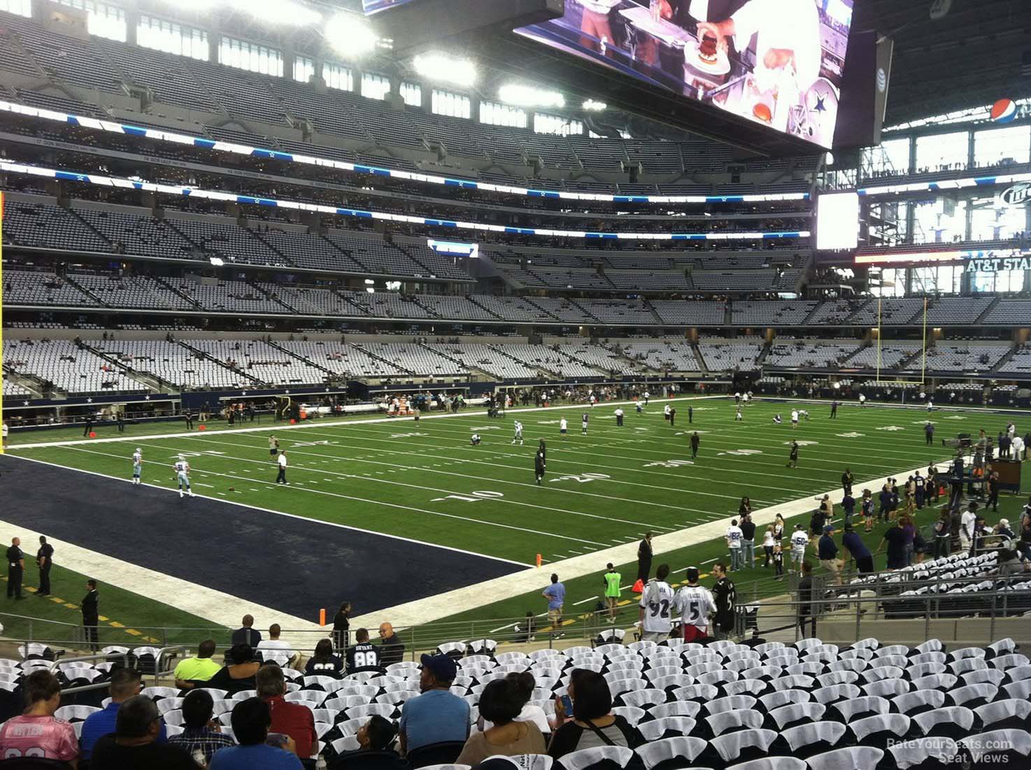 Seating Chart Of Dallas Cowboy Stadium