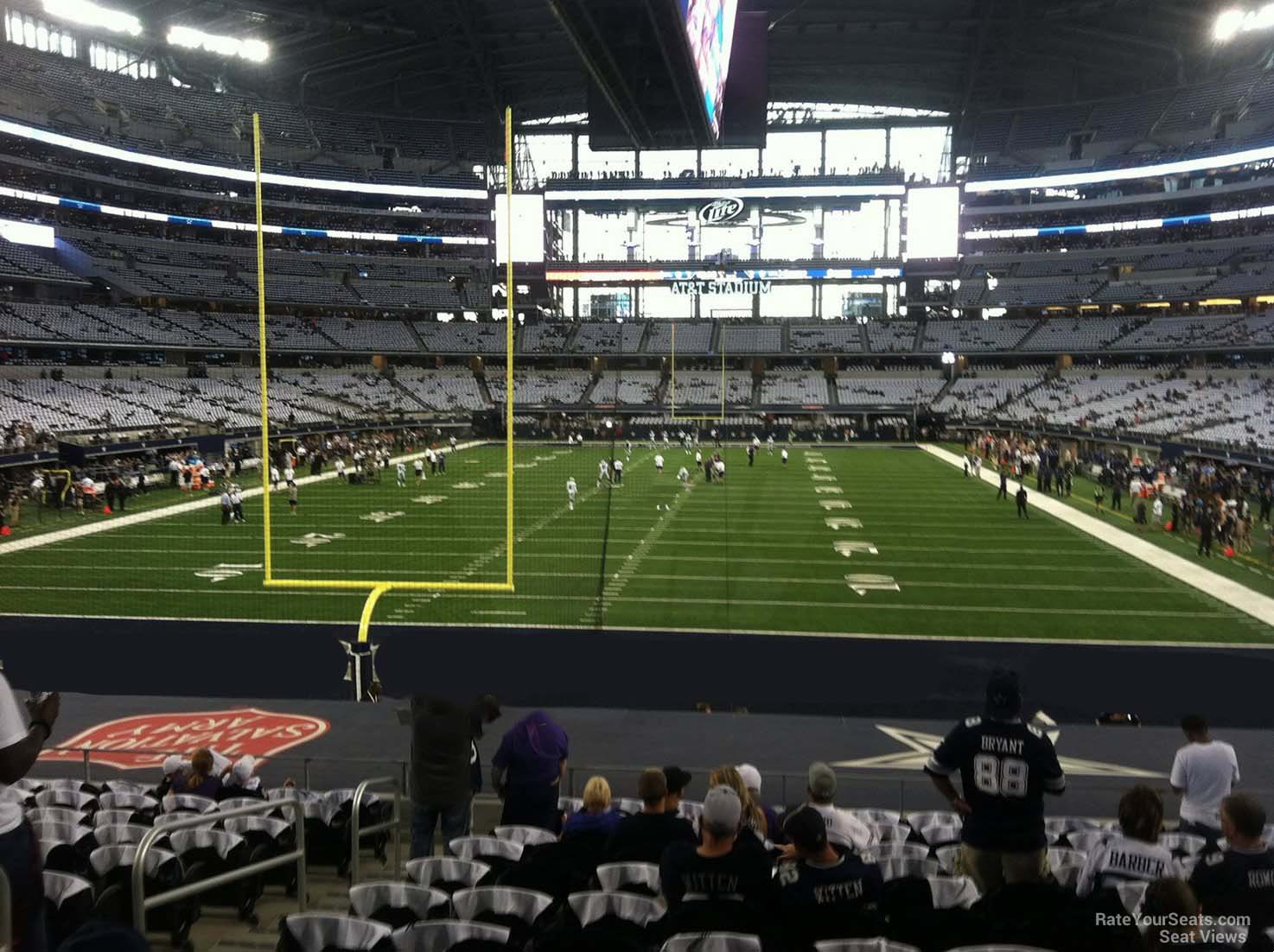 Dallas Cowboys Stadium Interactive Seating Chart