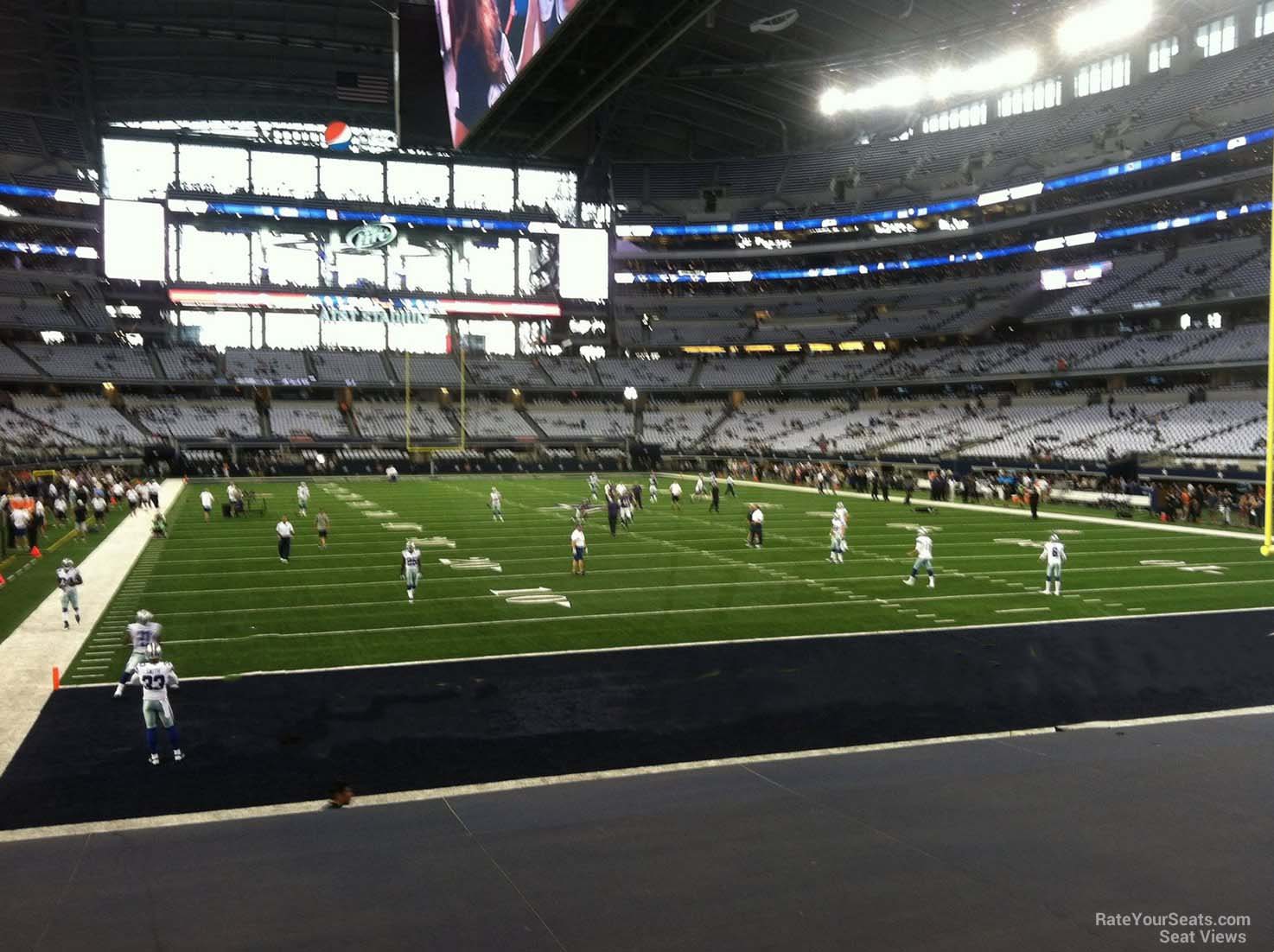 at t stadium section 150 dallas cowboys rateyourseats com cowboys seating chart view