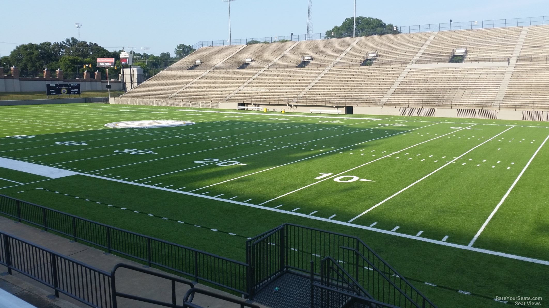 section a, row 5 seat view  - cramton bowl