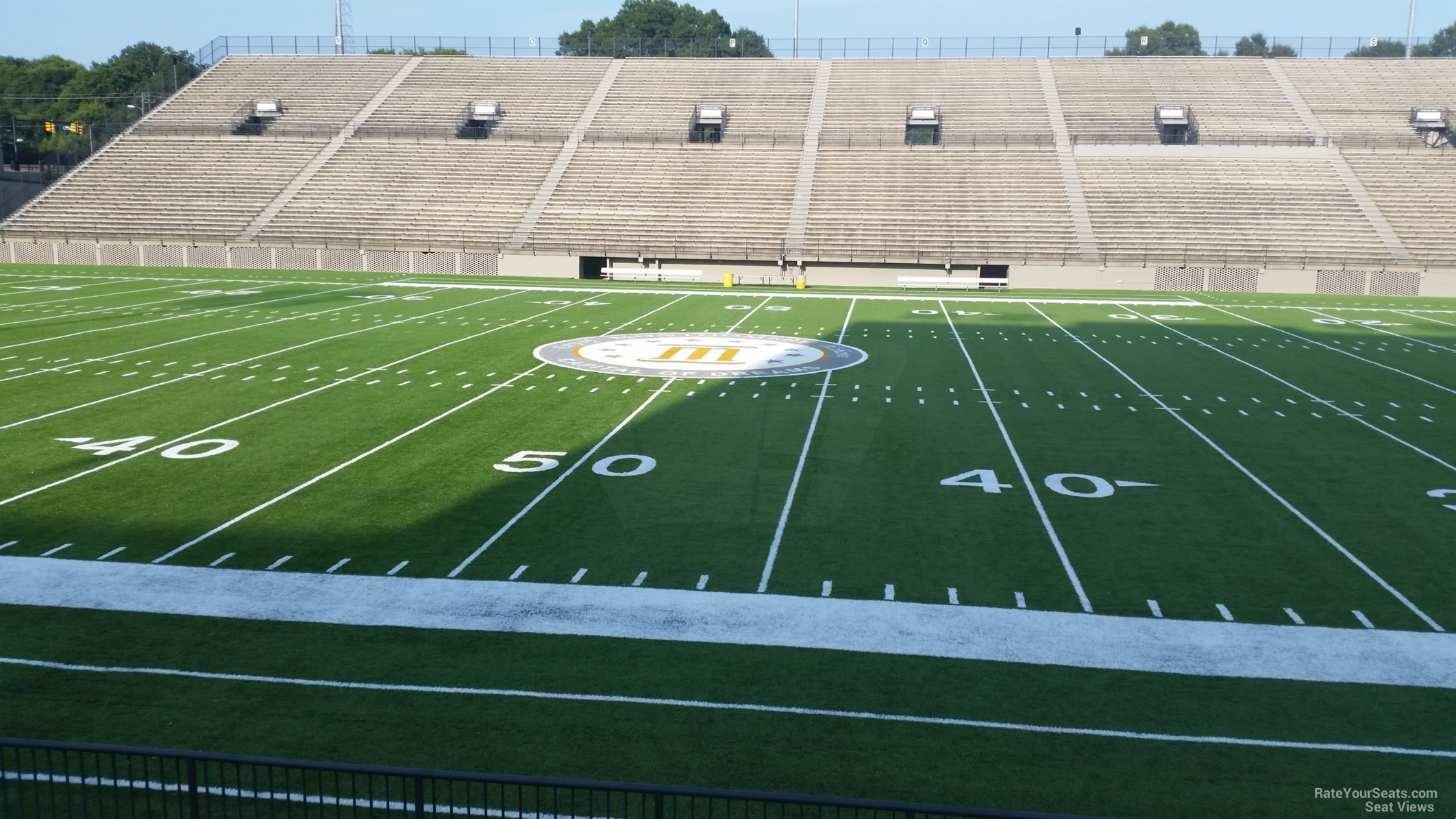 section d, row 5 seat view  - cramton bowl