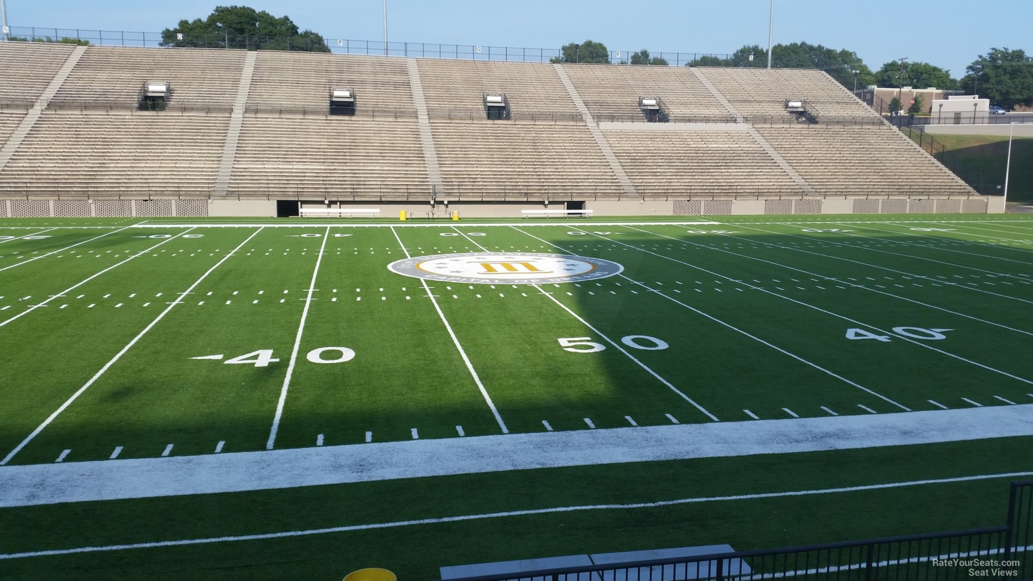 section e, row 5 seat view  - cramton bowl