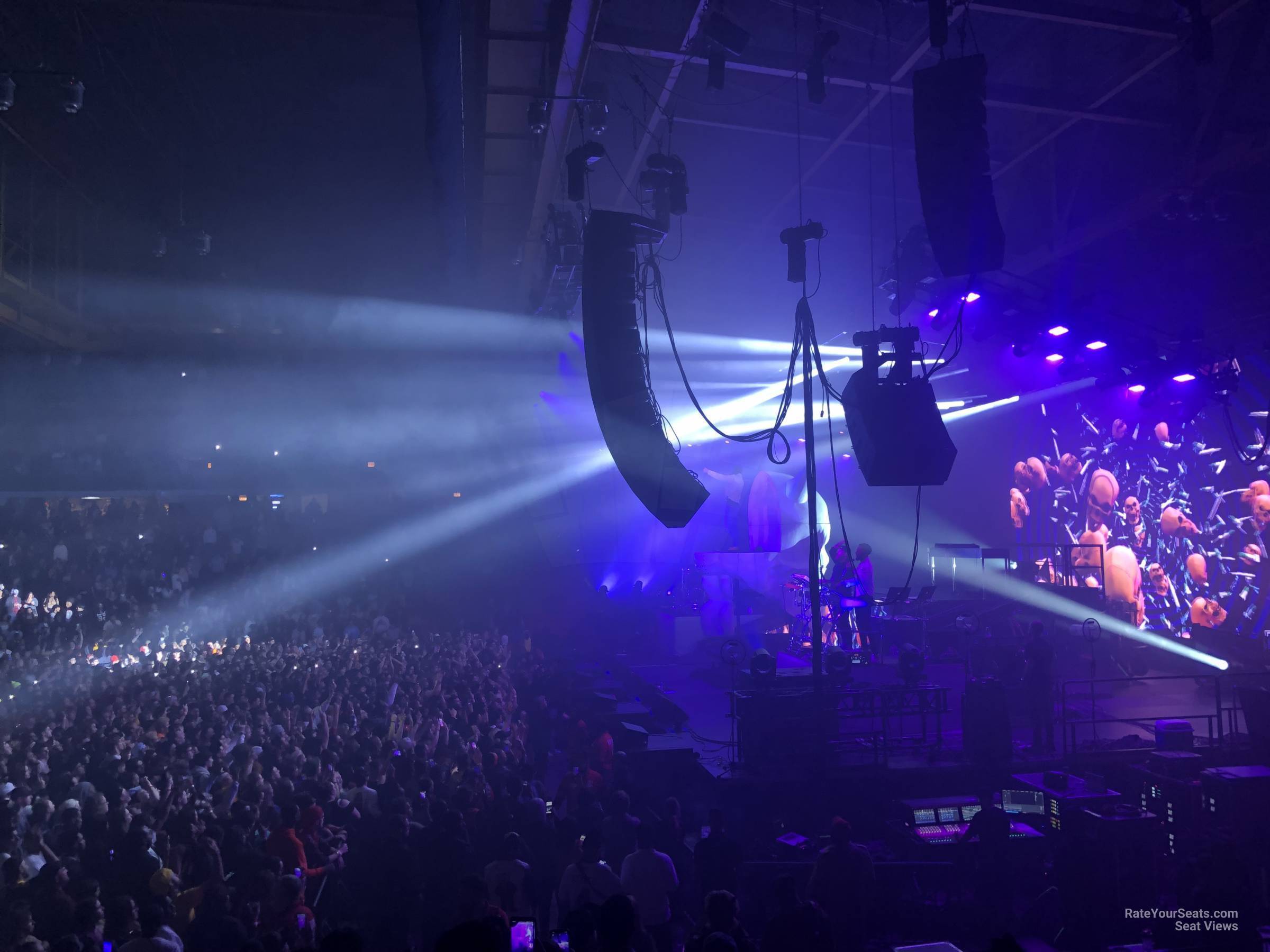 view from Section 102 