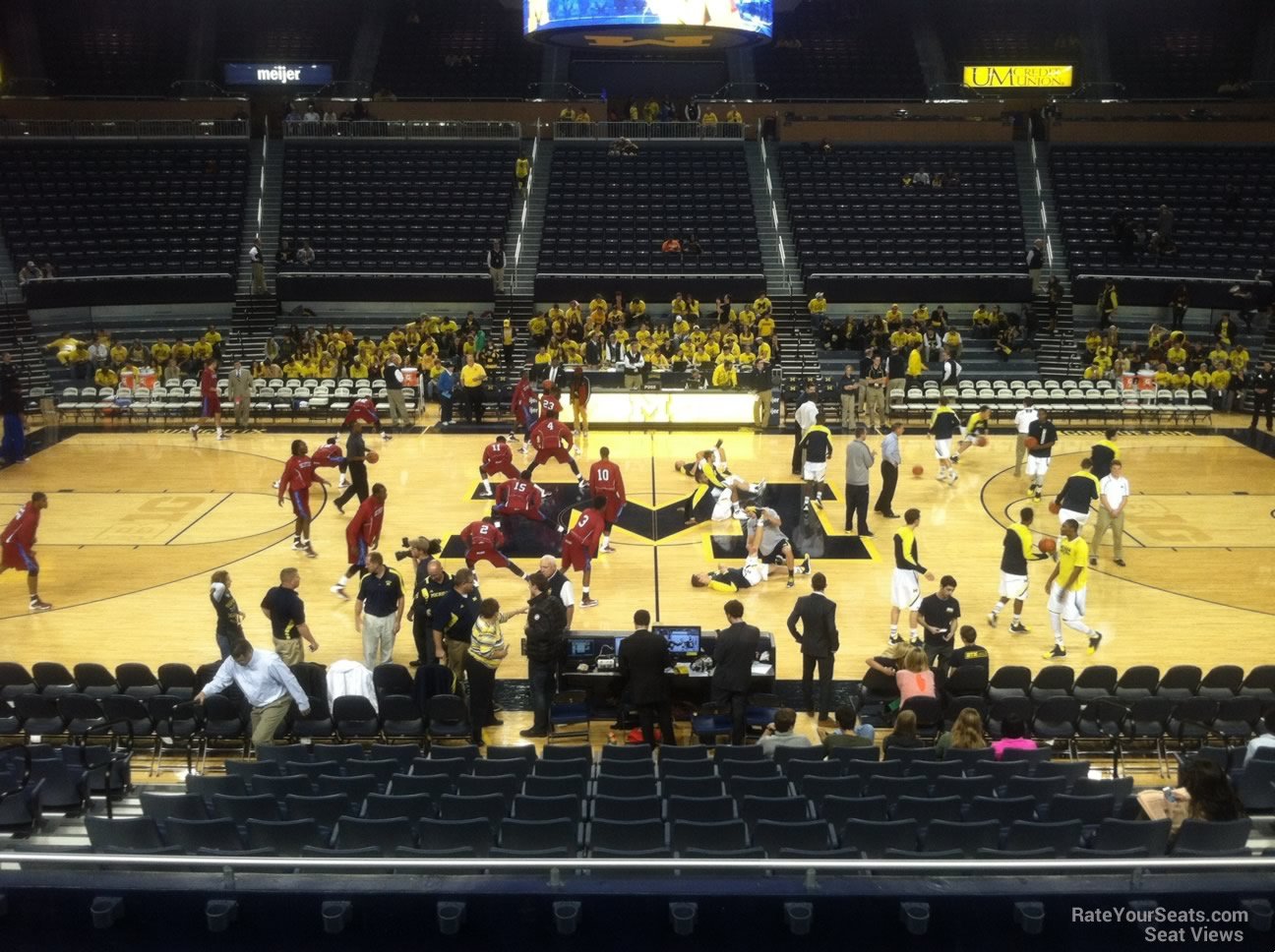 view from Section 105 