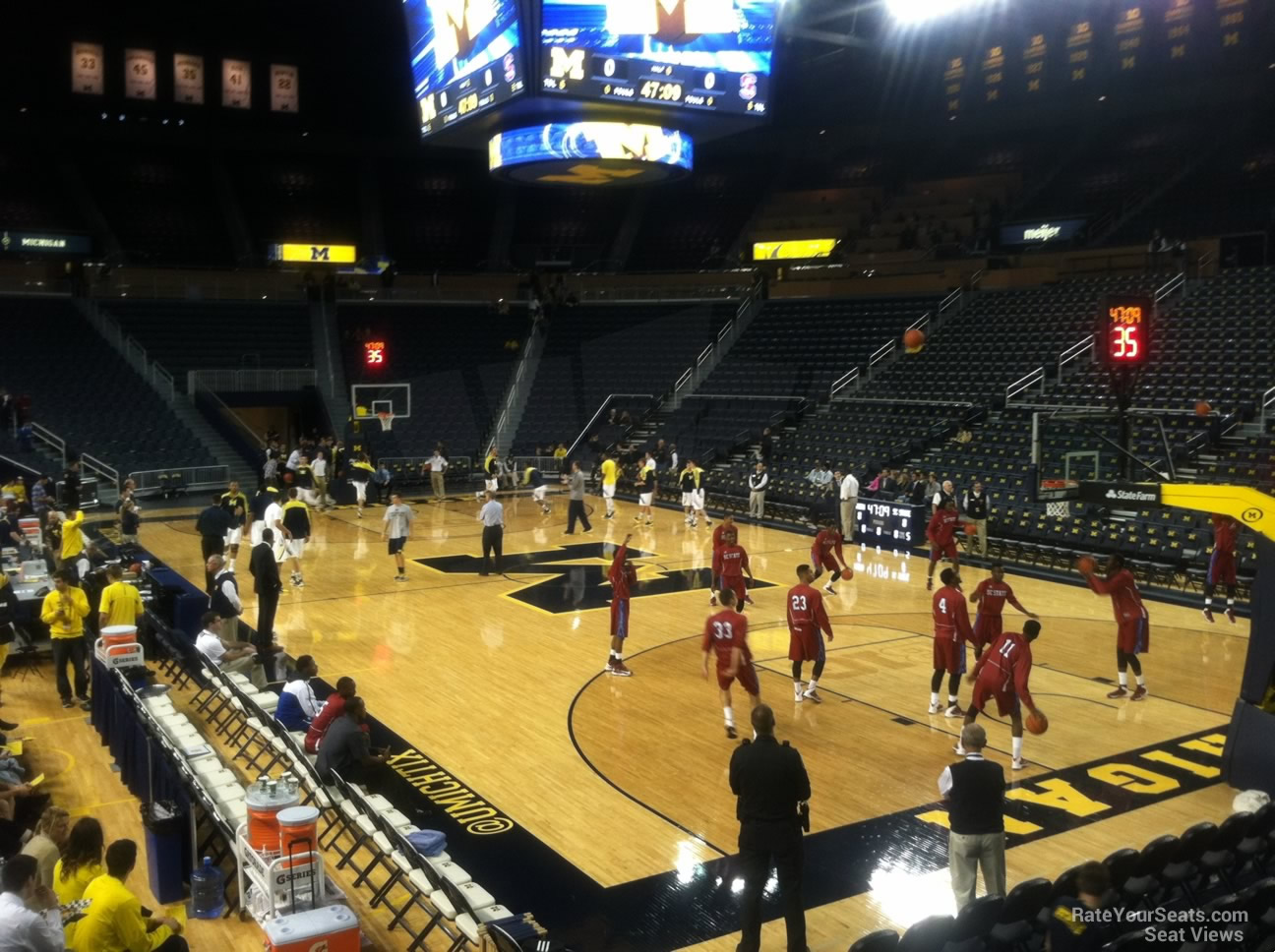 section 118, row 8 seat view  - crisler center
