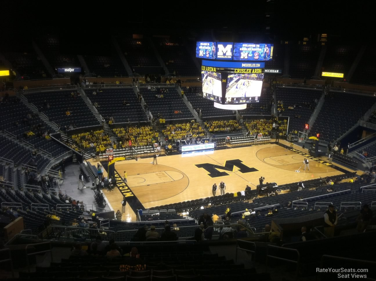 section 207, row 38 seat view  - crisler center