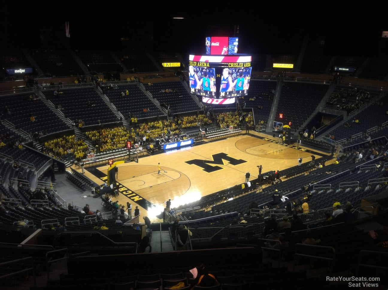section 209, row 38 seat view  - crisler center