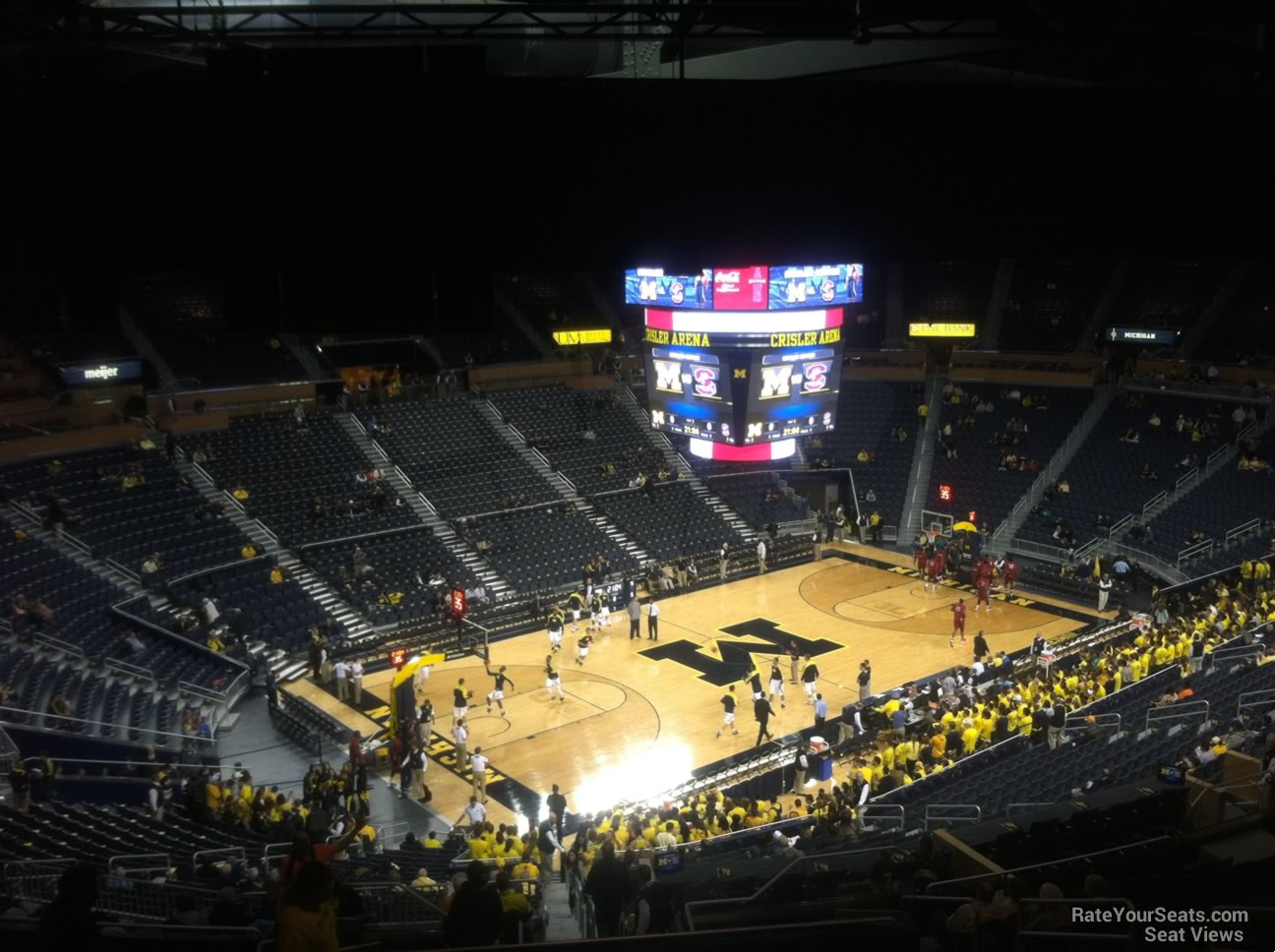 section 227, row 38 seat view  - crisler center