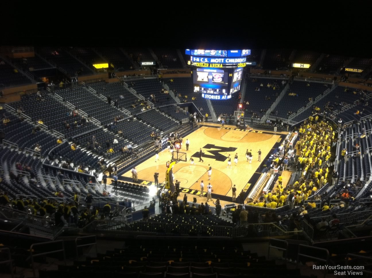 section 230, row 38 seat view  - crisler center