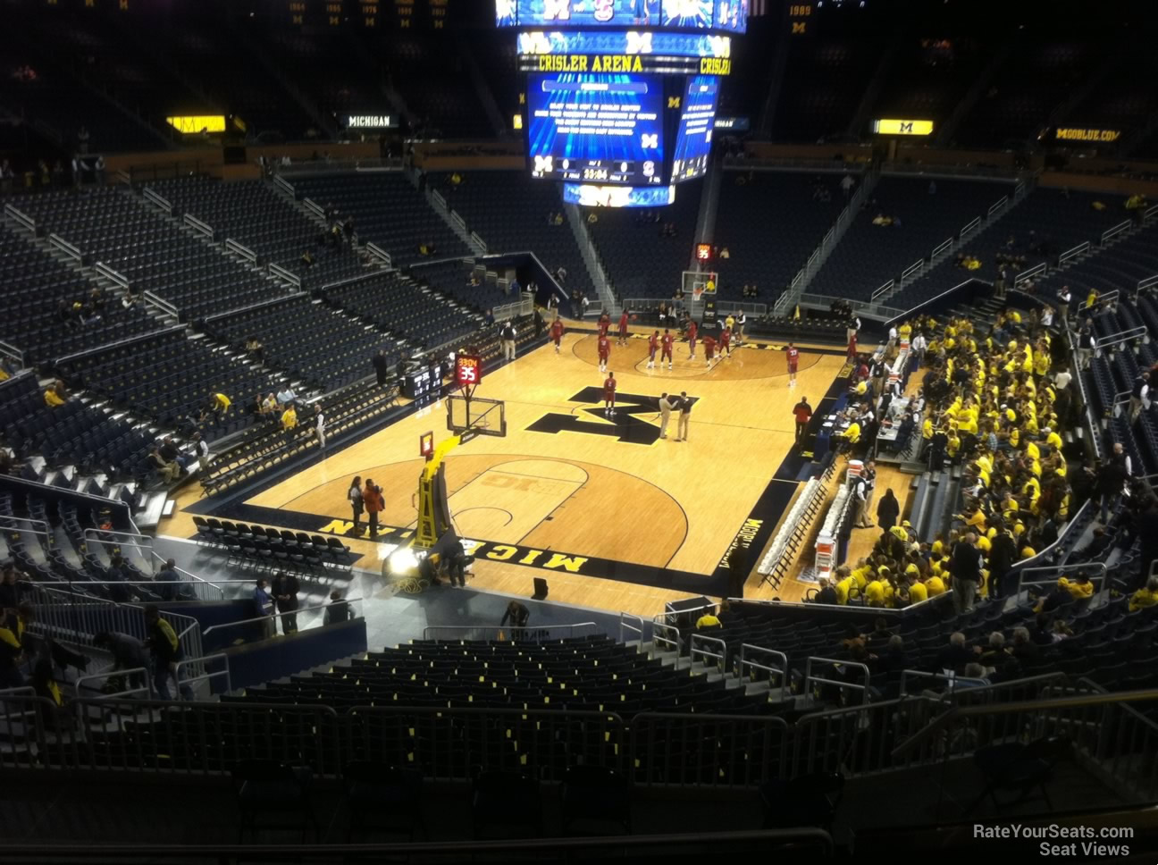 section 230, row 28 seat view  - crisler center