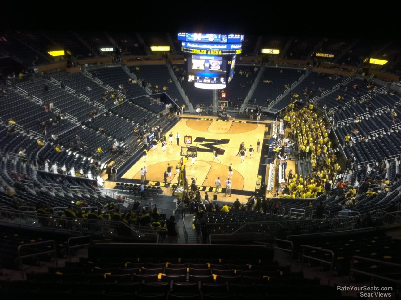 section 231, row 38 seat view  - crisler center