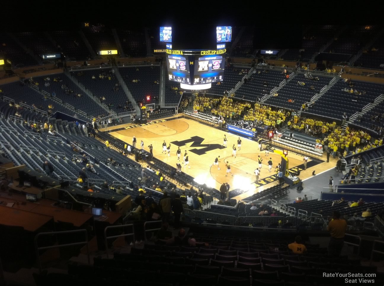 section 236, row 38 seat view  - crisler center