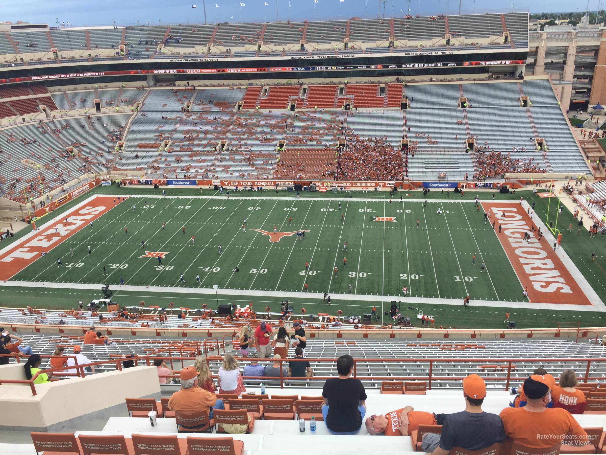 section 103, row 30 seat view  - dkr-texas memorial stadium