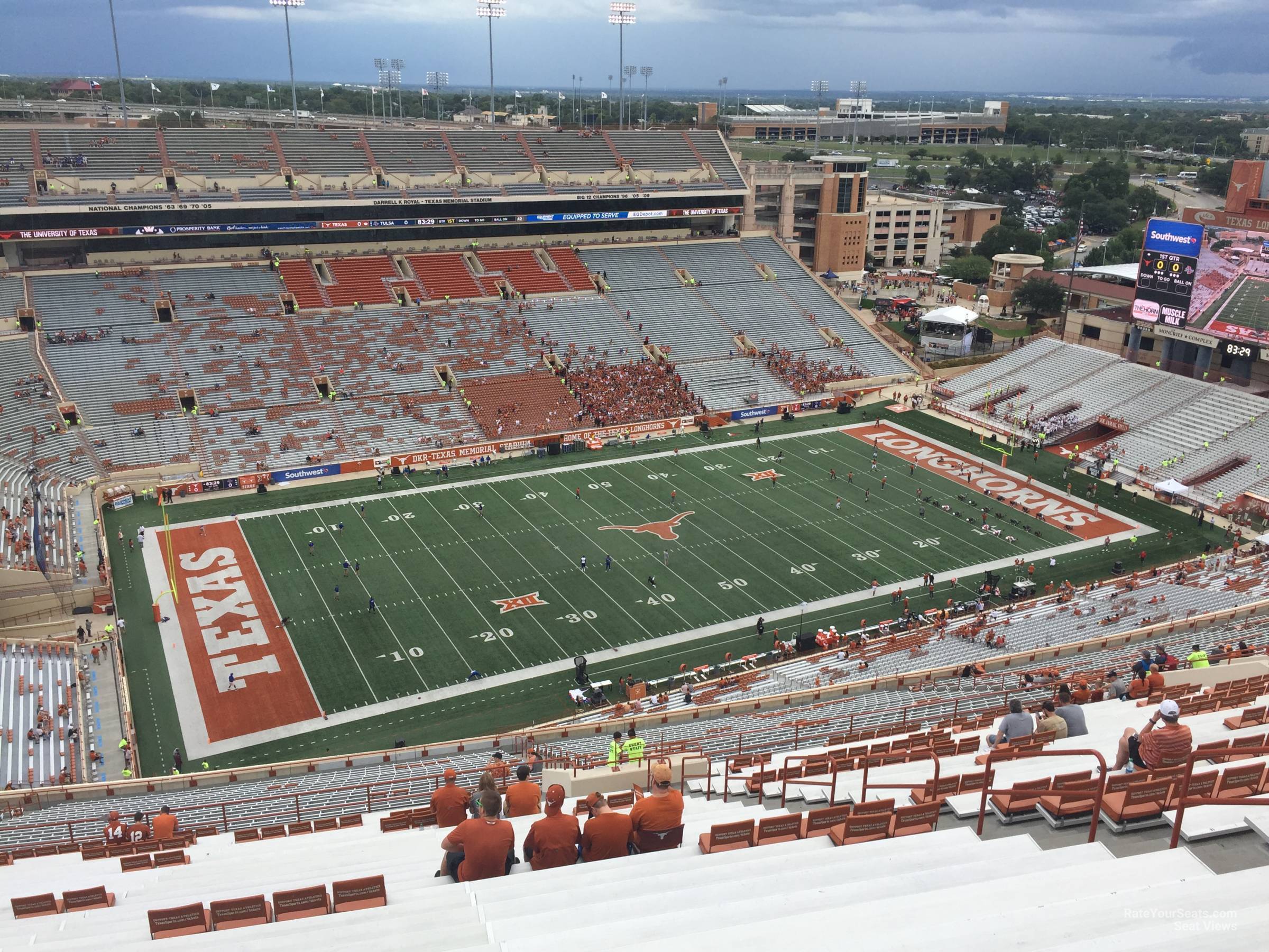 Longhorn Football Stadium Seat Chart