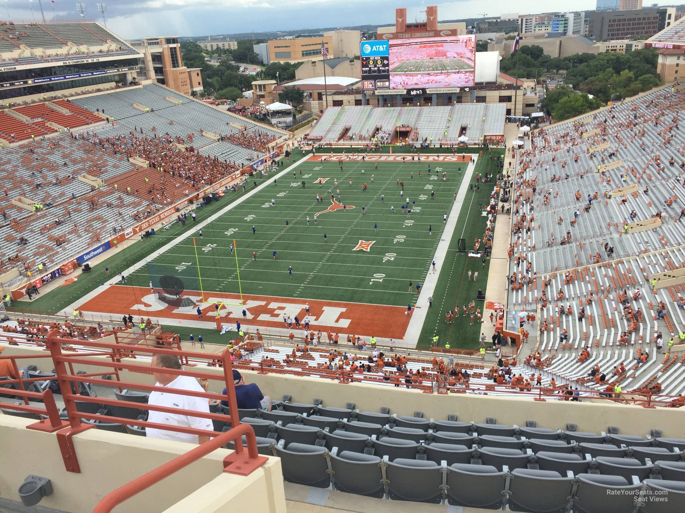 section 114, row 10 seat view  - dkr-texas memorial stadium