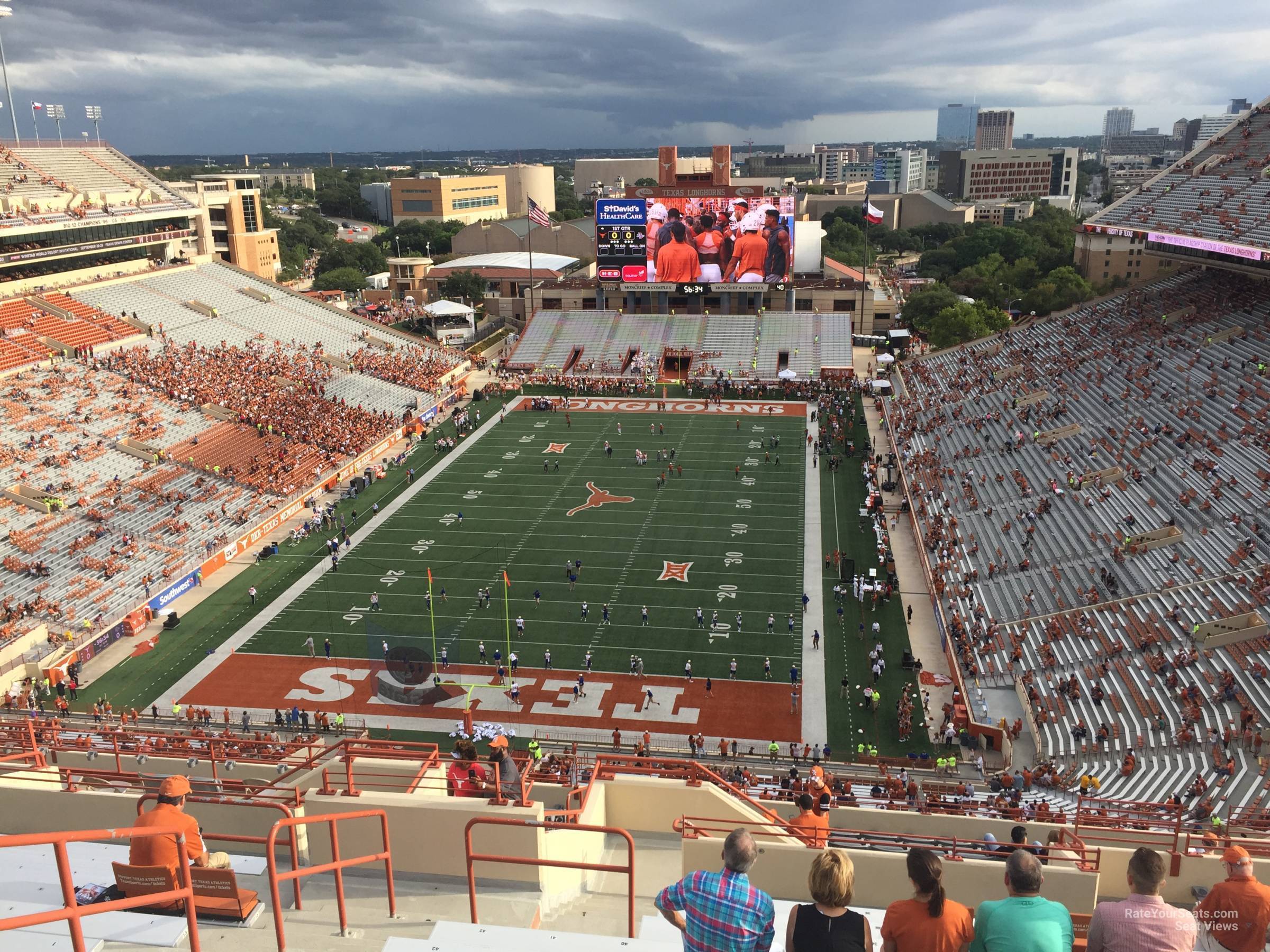 section 114, row 20 seat view  - dkr-texas memorial stadium