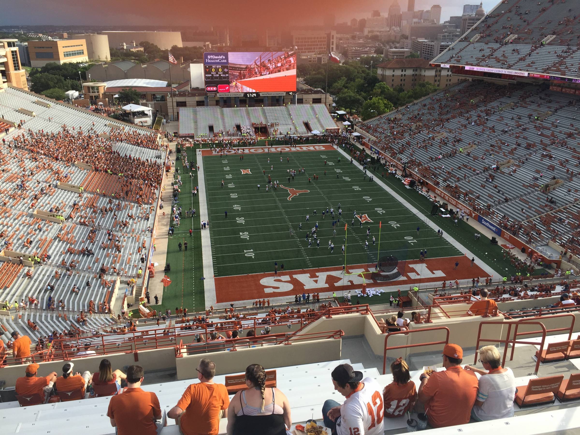 section 116, row 20 seat view  - dkr-texas memorial stadium