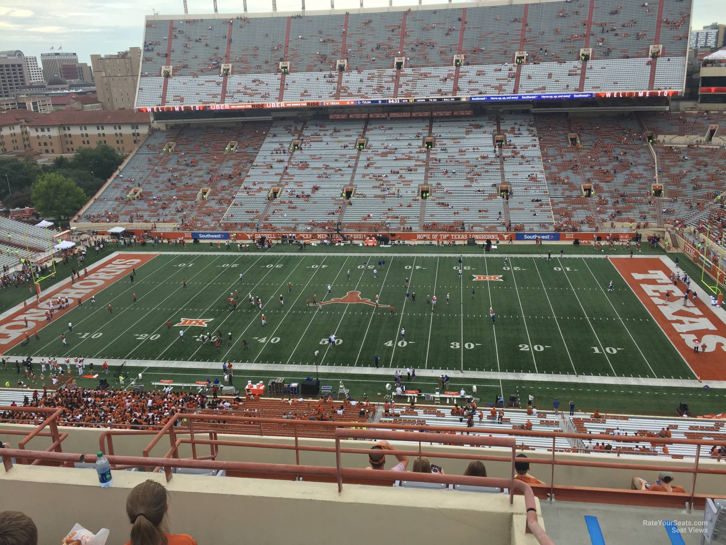 section 127, row 10 seat view  - dkr-texas memorial stadium