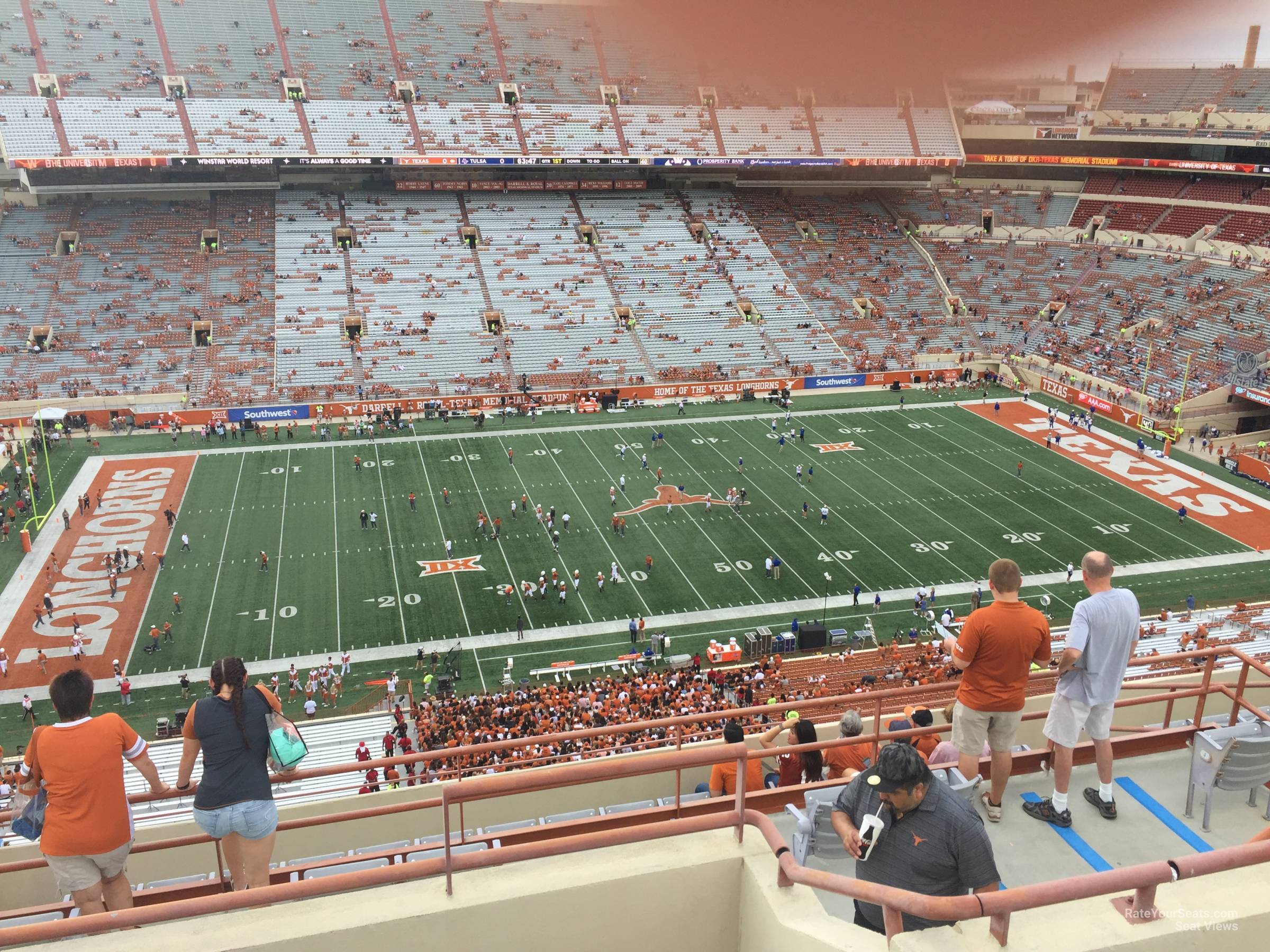 section 130, row 10 seat view  - dkr-texas memorial stadium