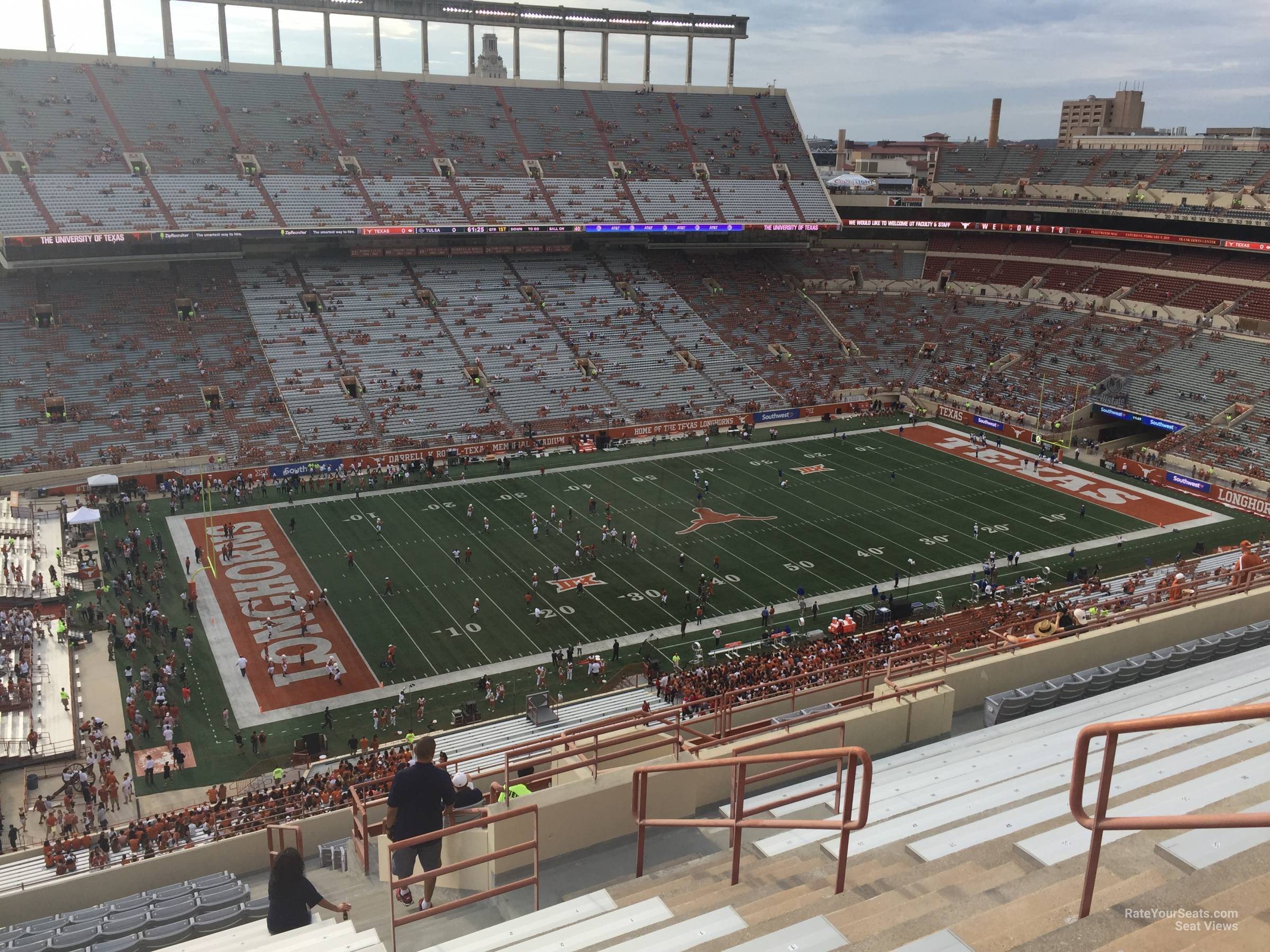section 132, row 20 seat view  - dkr-texas memorial stadium