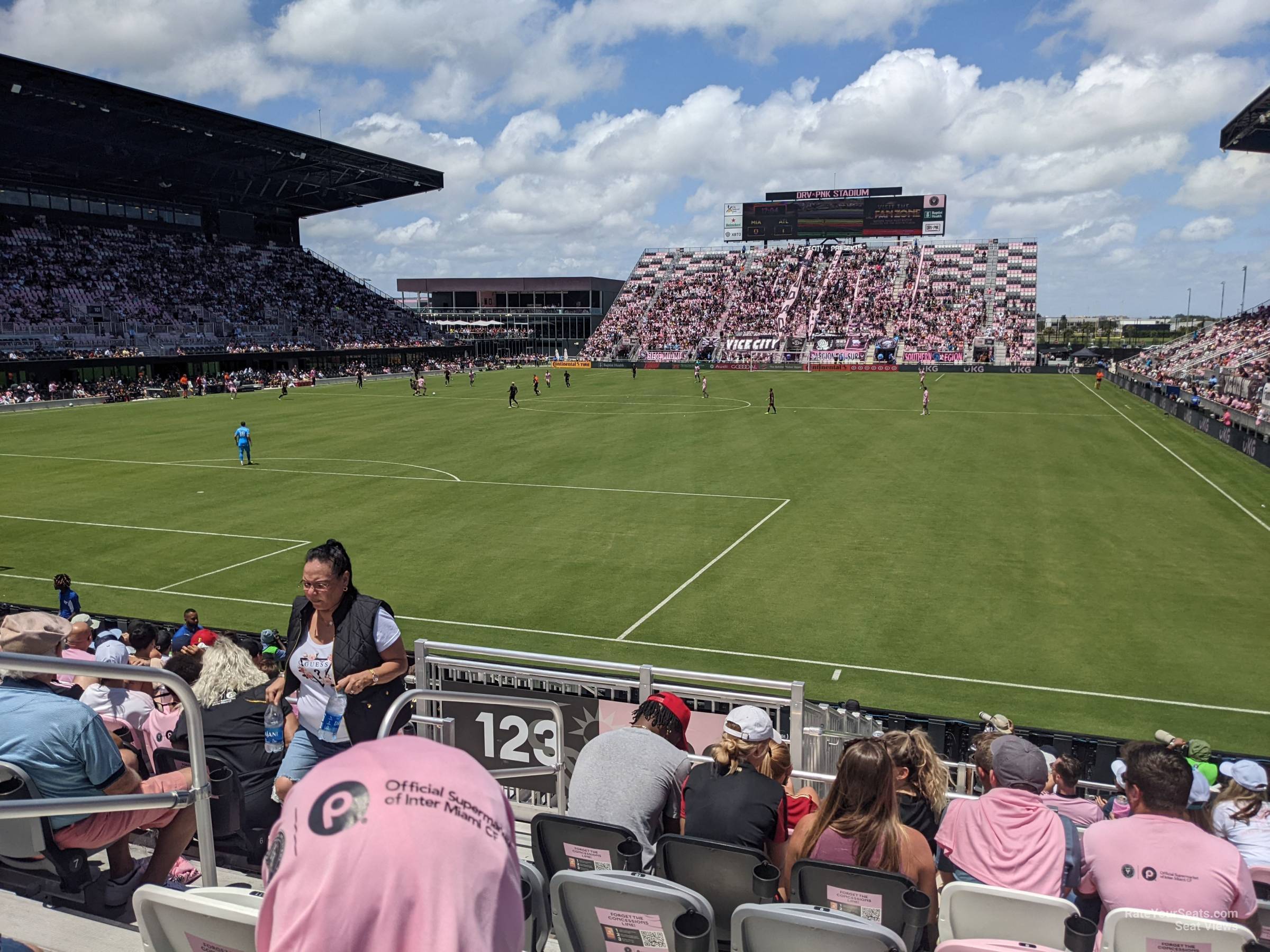 section 122, row 13 seat view  - chase stadium