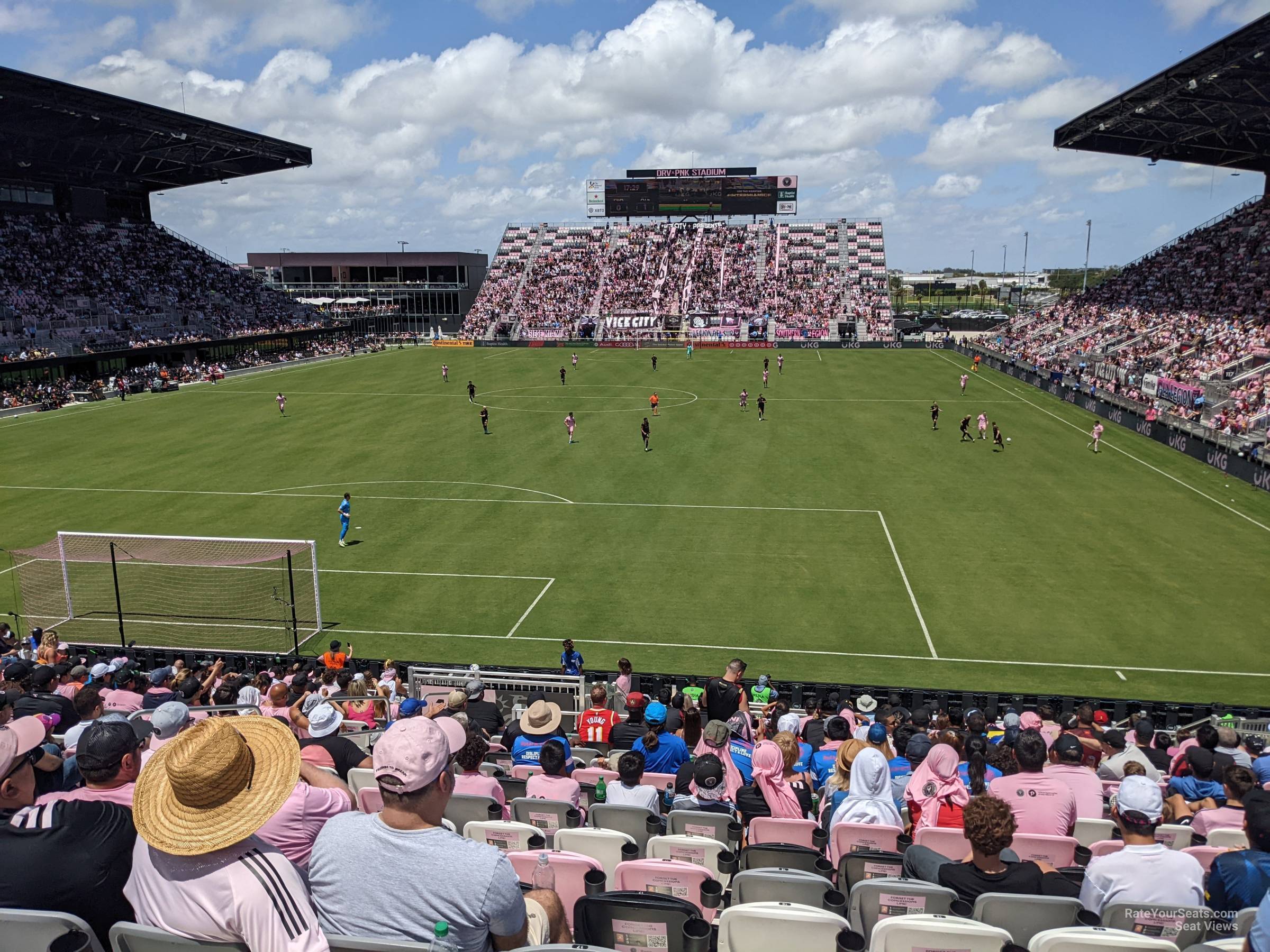 section 123, row 19 seat view  - chase stadium