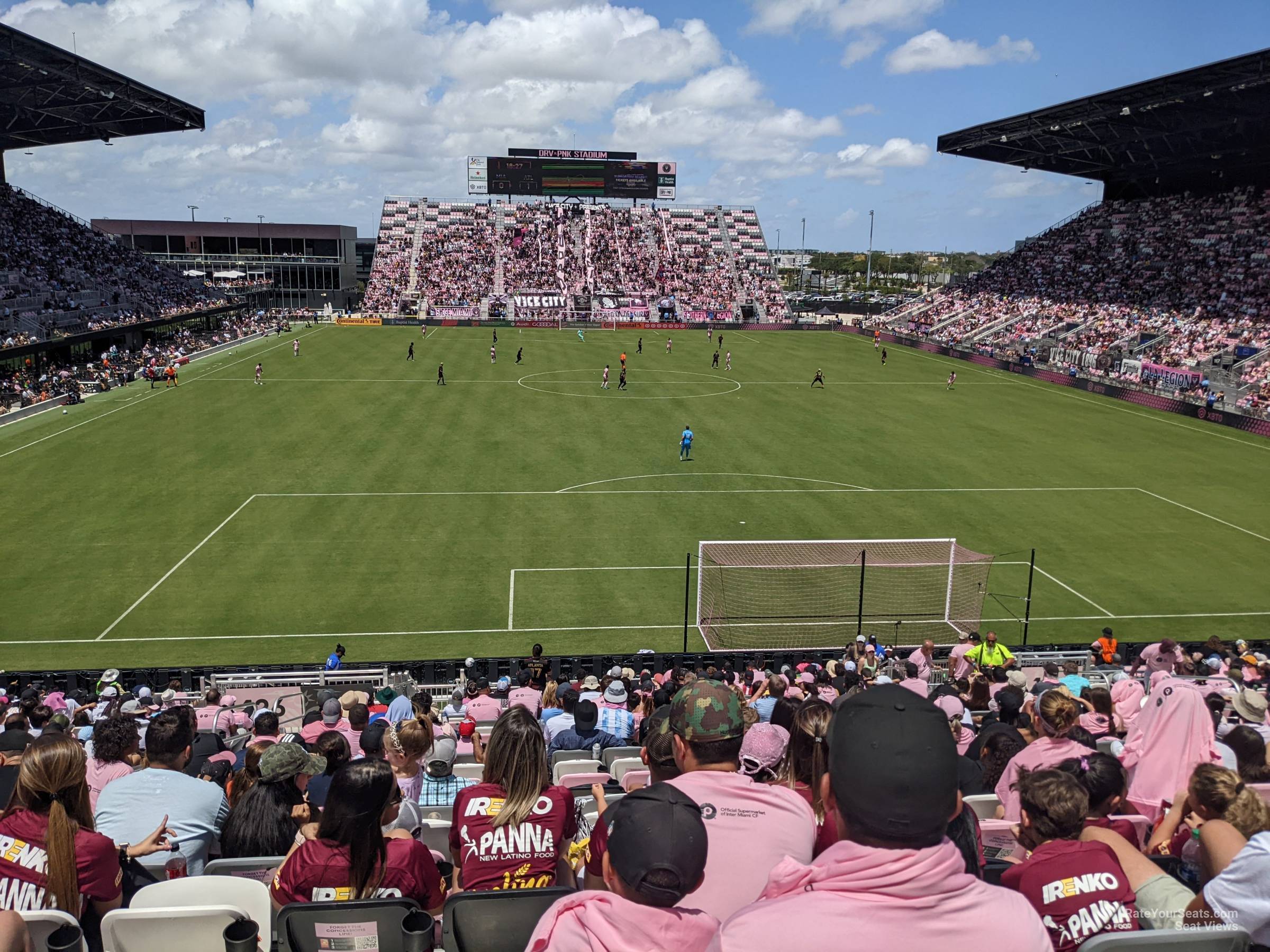 section 125, row 21 seat view  - chase stadium