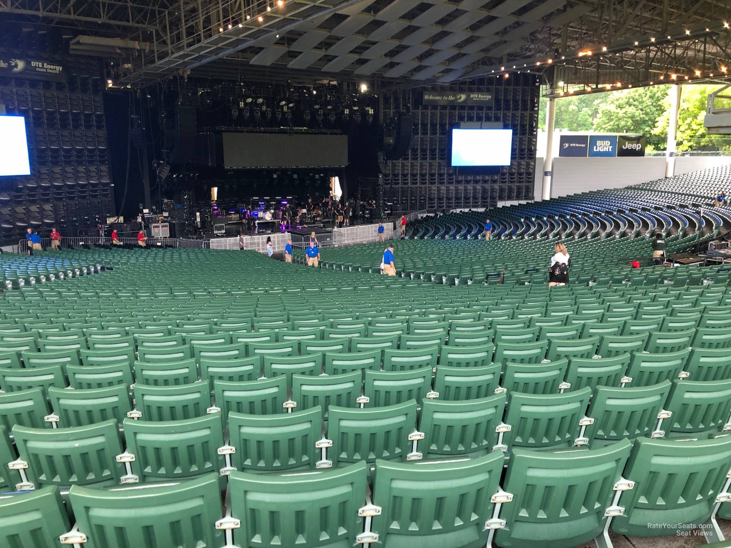 left center 9, row tt seat view  - pine knob music theatre